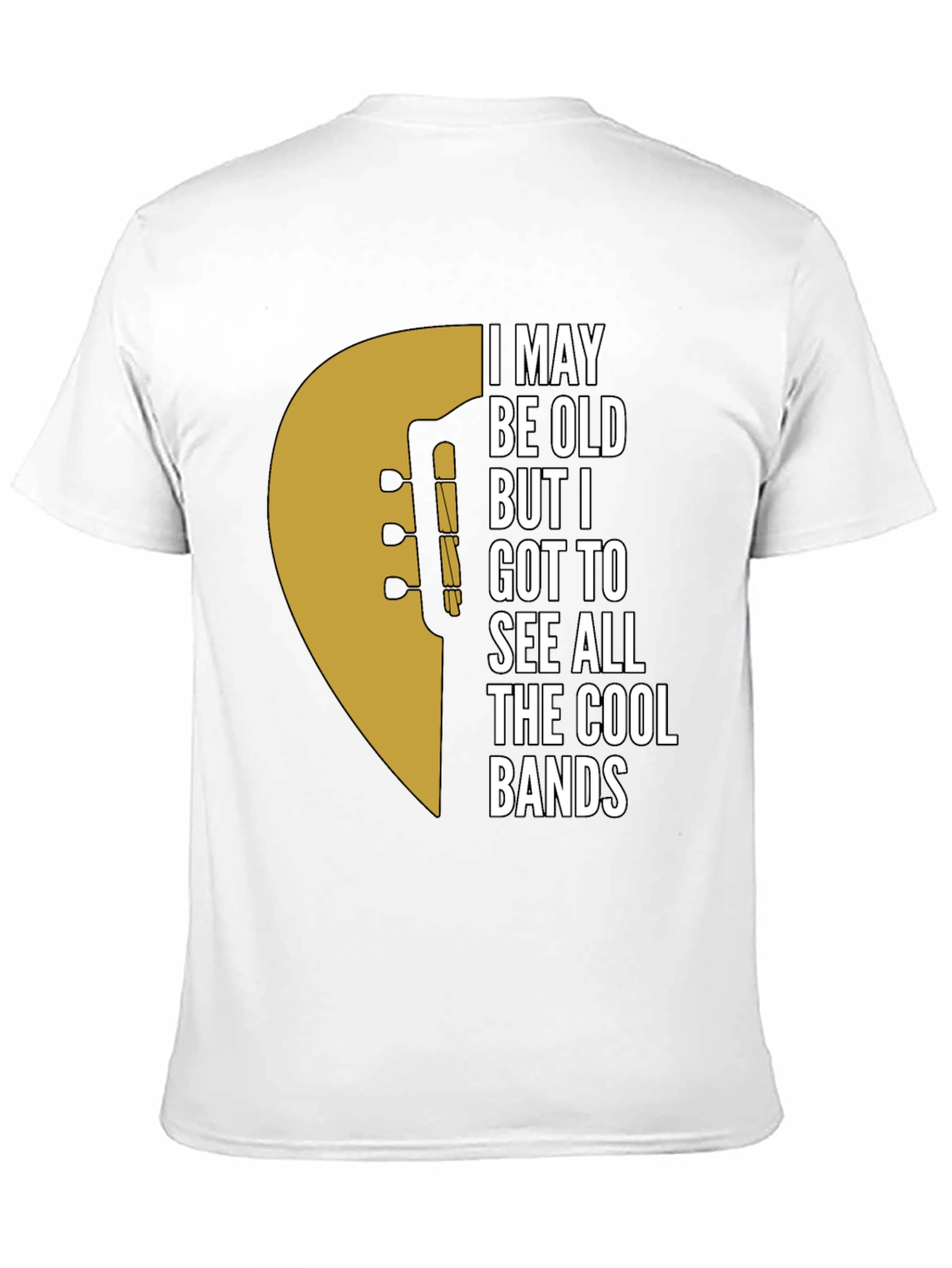 Cool Bands Guitar Graphic T-Shirt