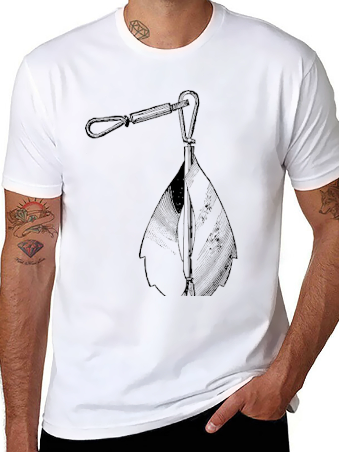 Graphic Tee - Pulley Design - Soft Cotton Blend
