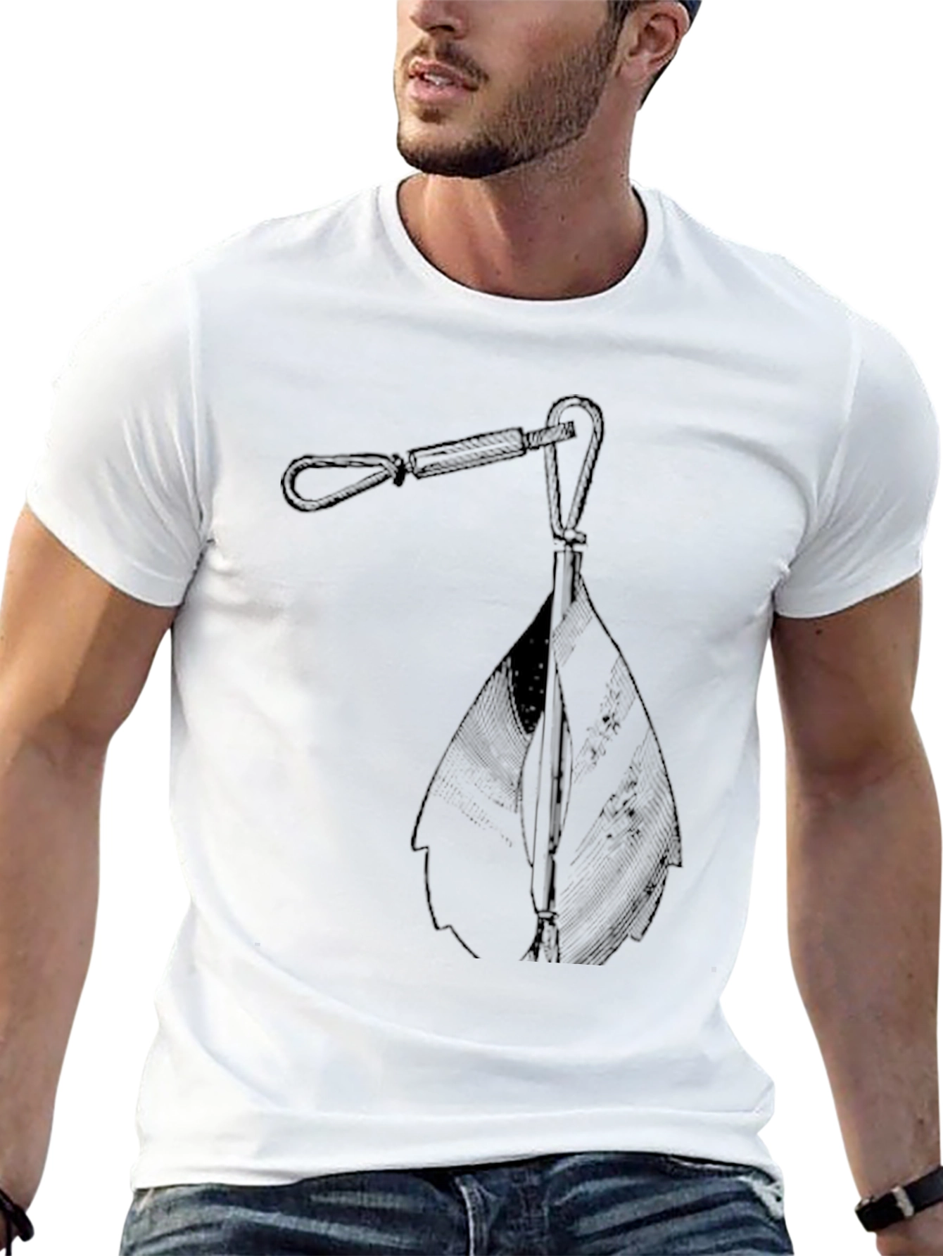 Graphic Tee - Pulley Design - Soft Cotton Blend