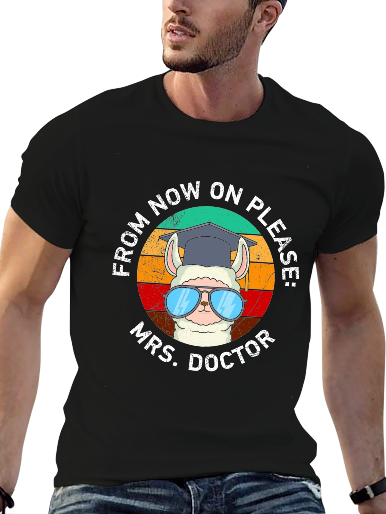 Mrs. Doctor Llama Graphic Tee