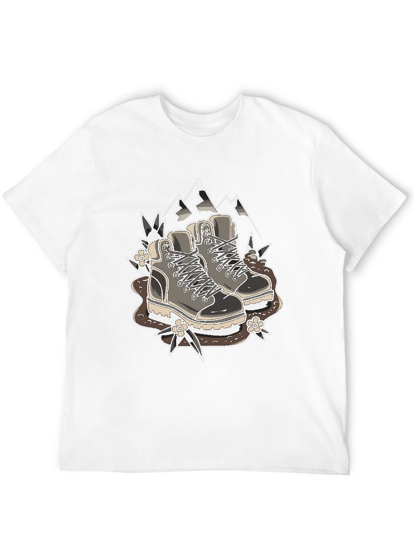 Hiking Boots Graphic T-Shirt - Outdoor Adventure Tee