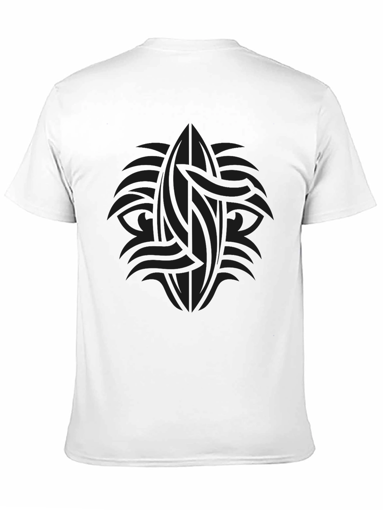 Dark Tribal Graphic Tee - Mens Casual Style