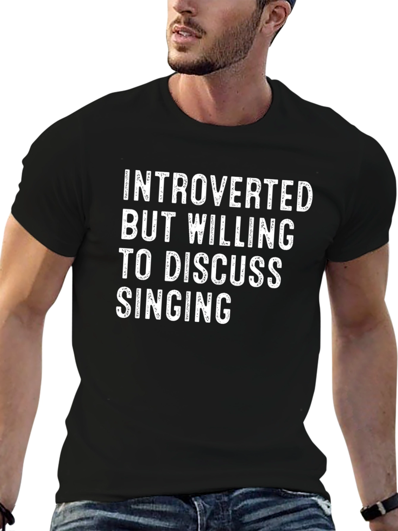 Introverted Singing T-Shirt Funny Singer Tee
