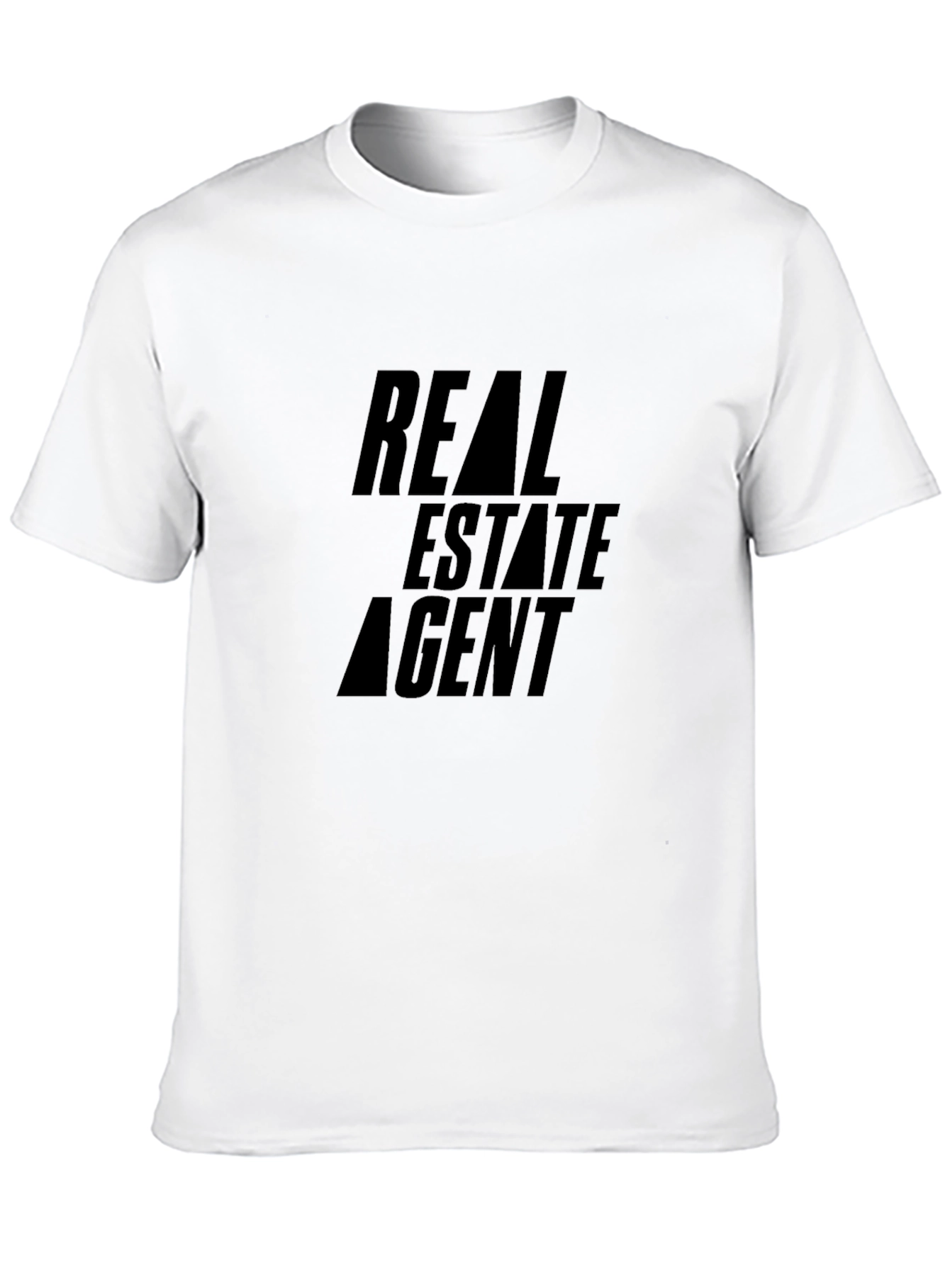 Real Estate Agent Graphic Tee - Classic Black T-Shirt