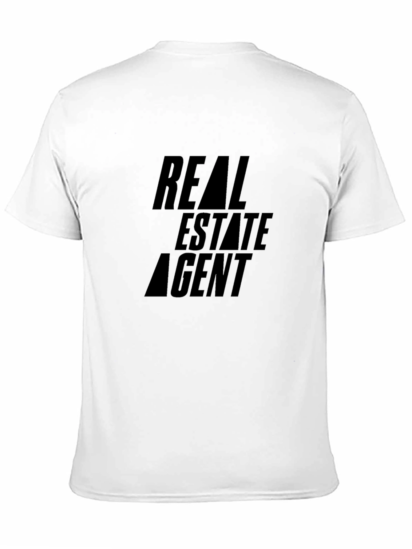 Real Estate Agent Graphic Tee - Classic Black T-Shirt