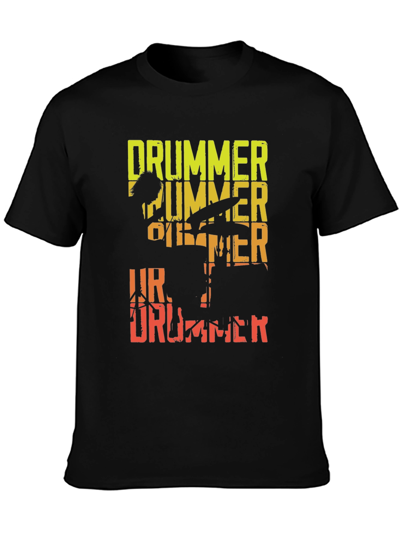 Drummer Graphic Tee - Music Lover T-Shirt