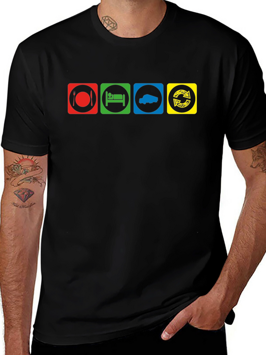 Eat Sleep Truck Repeat T-Shirt