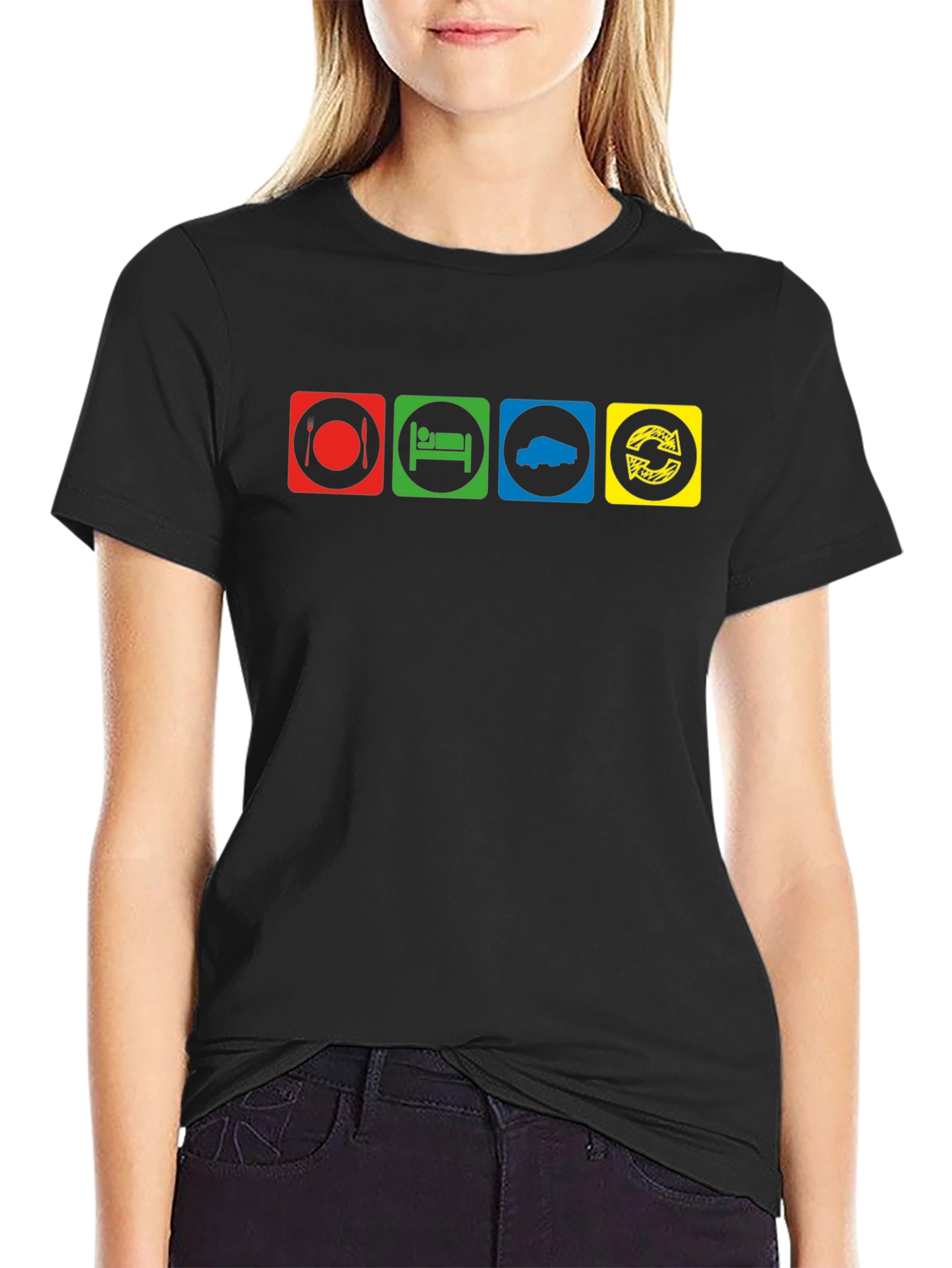 Eat Sleep Truck Repeat T-Shirt