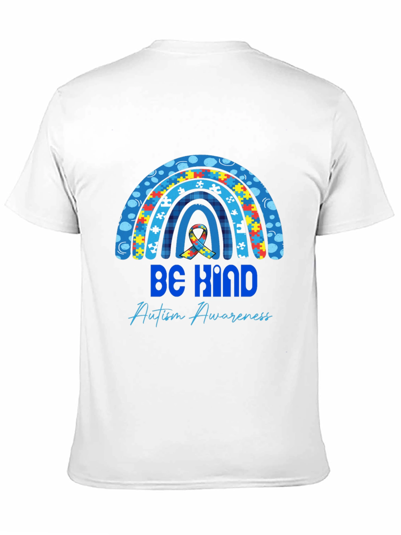 Be Kind Autism Awareness Rainbow T-Shirt