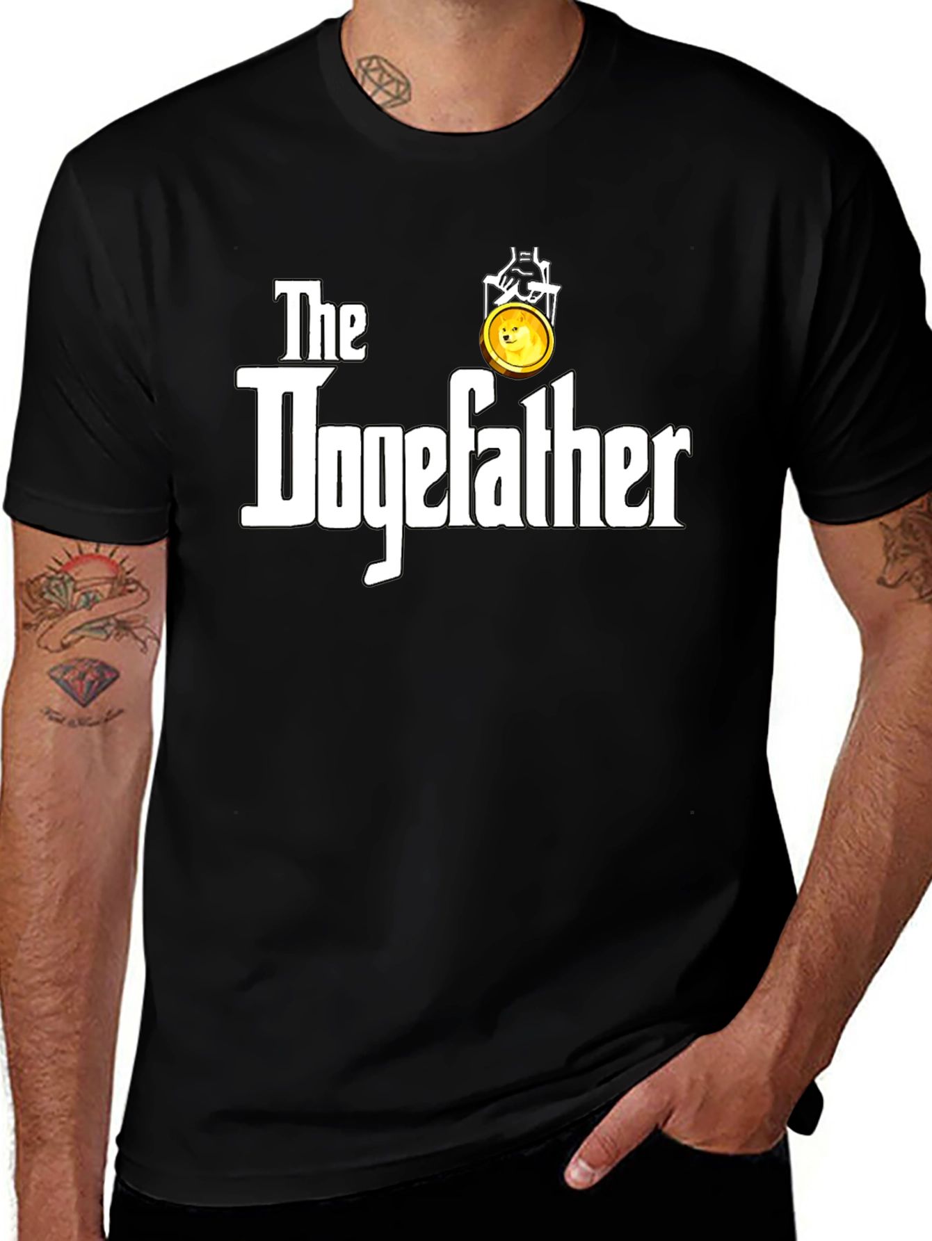 The Dogefather T-Shirt - Crypto Meme Shirt