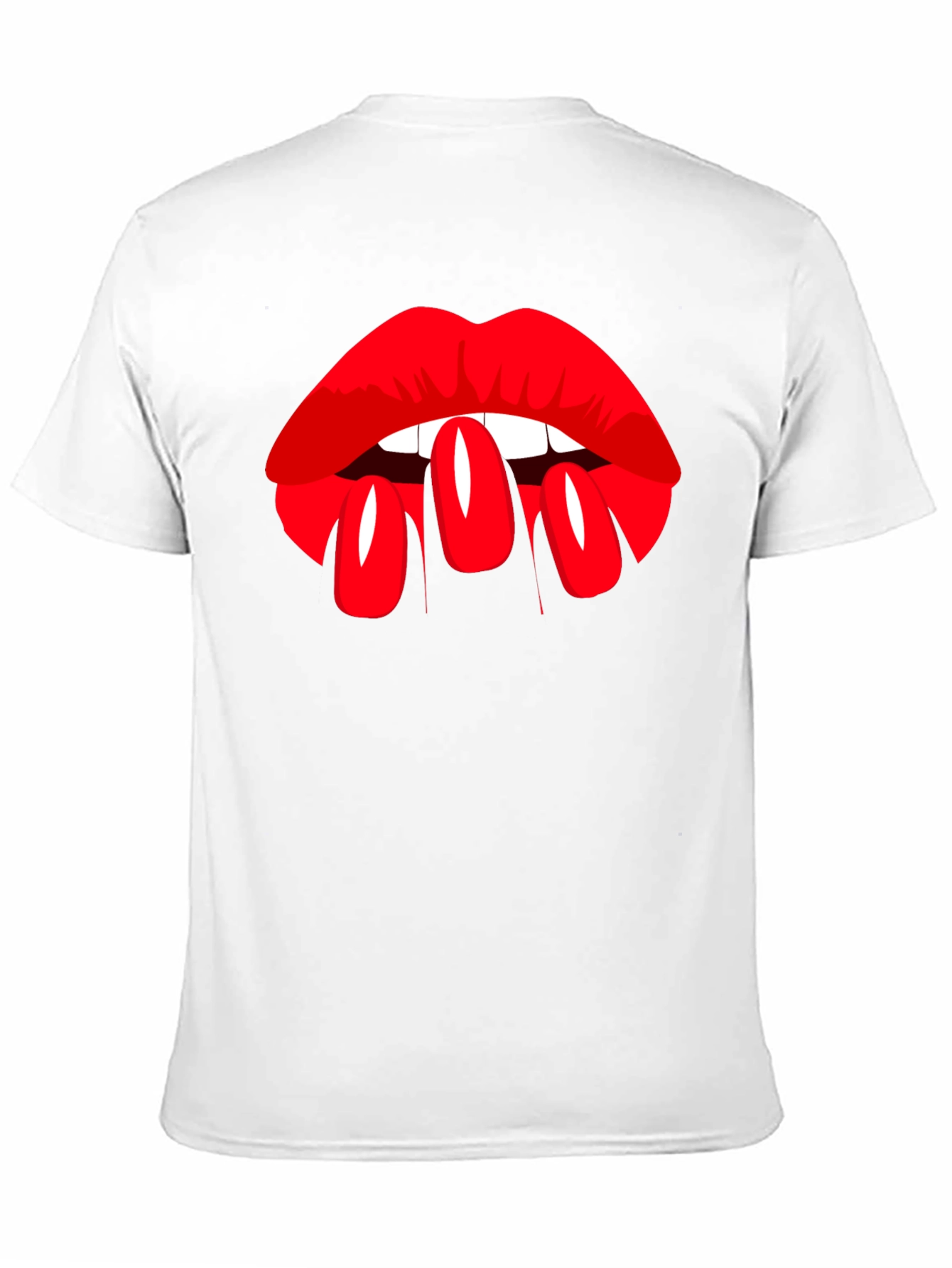 Lip Service Graphic Tee - Bold Black T-Shirt