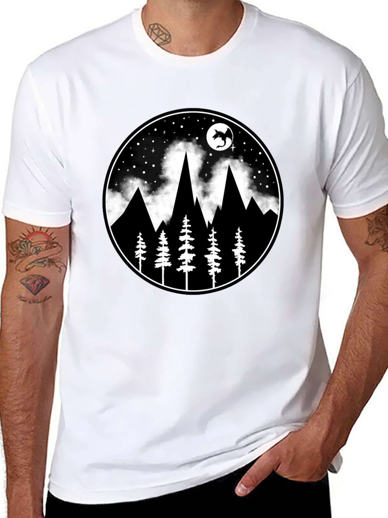 Mountain & Trees Graphic Tee