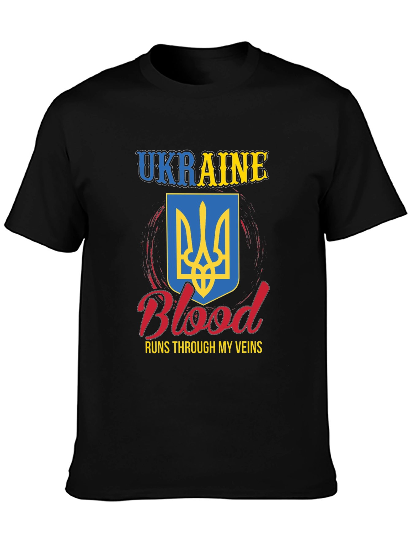 Ukraine Blood Runs Through My Veins T-Shirt