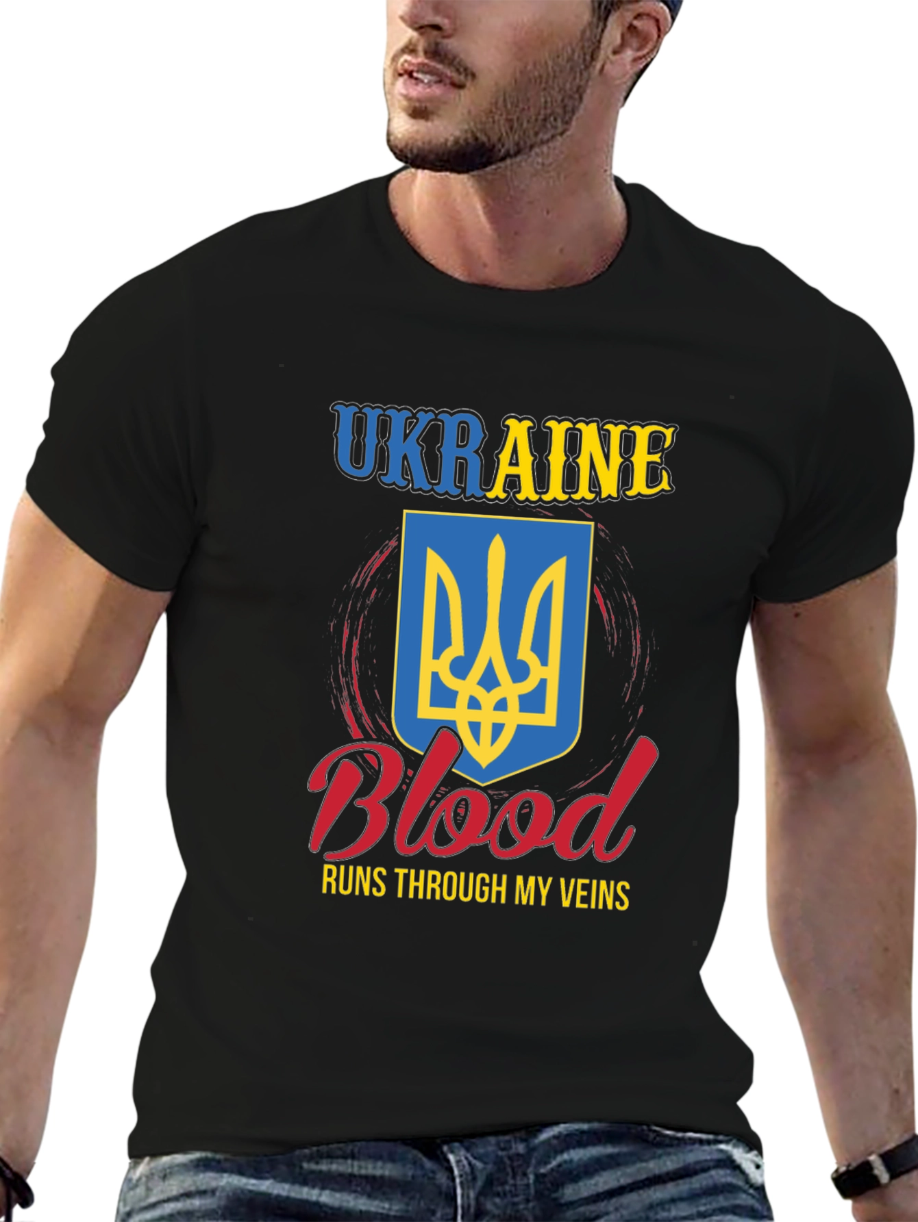 Ukraine Blood Runs Through My Veins T-Shirt