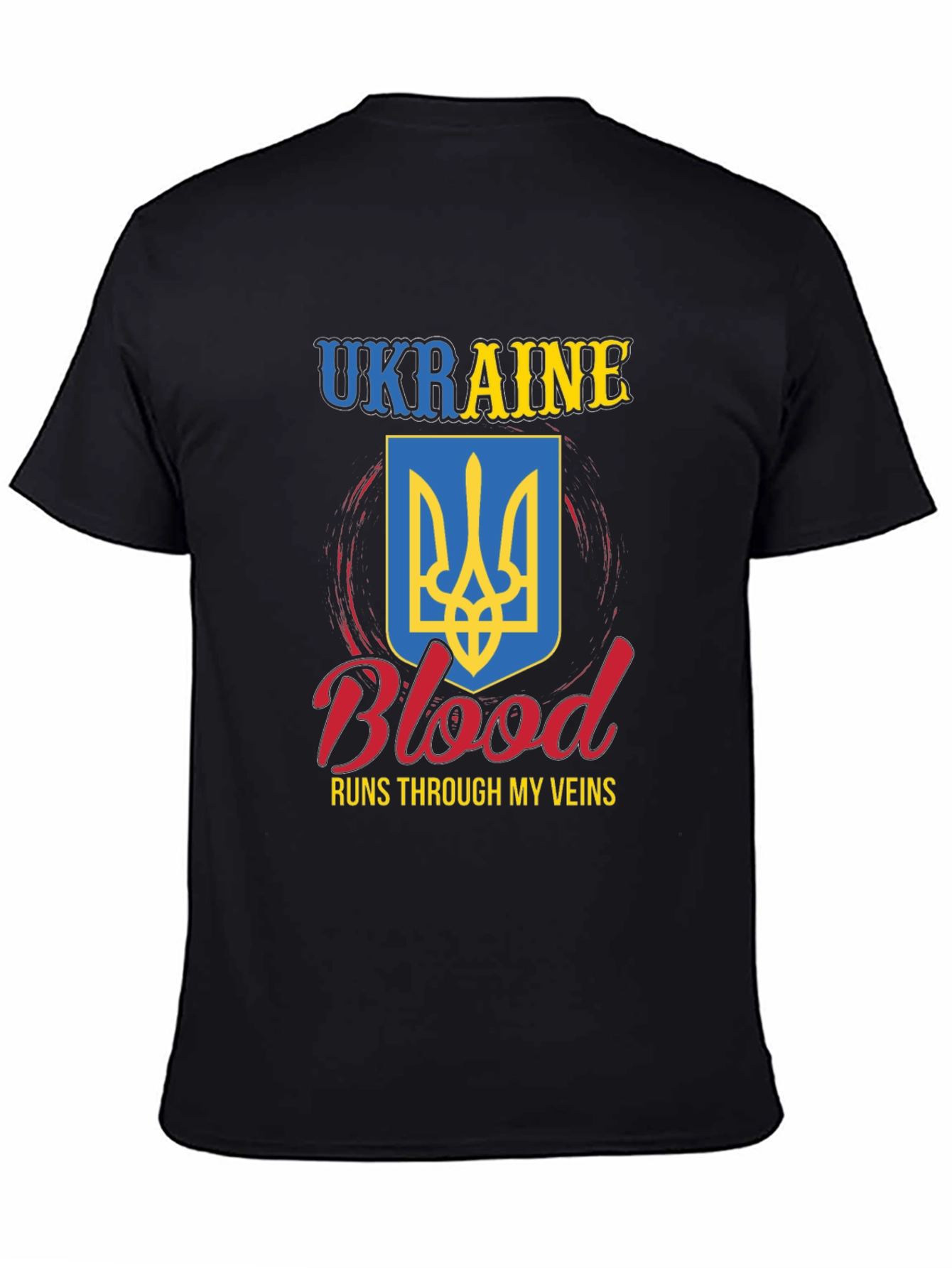 Ukraine Blood Runs Through My Veins T-Shirt