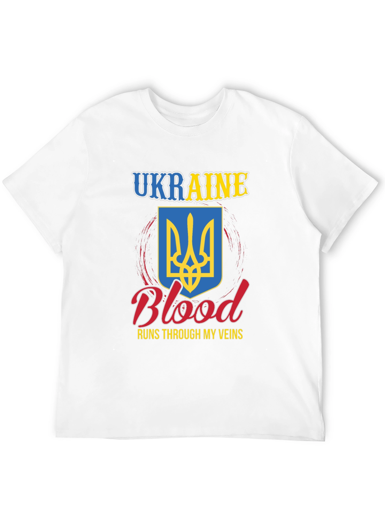 Ukraine Blood Runs Through My Veins T-Shirt