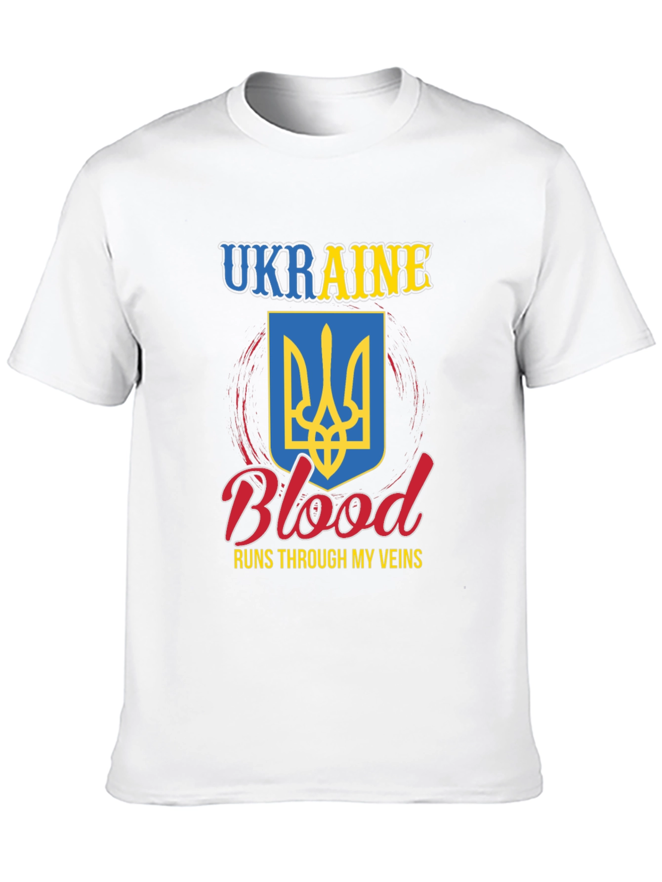 Ukraine Blood Runs Through My Veins T-Shirt