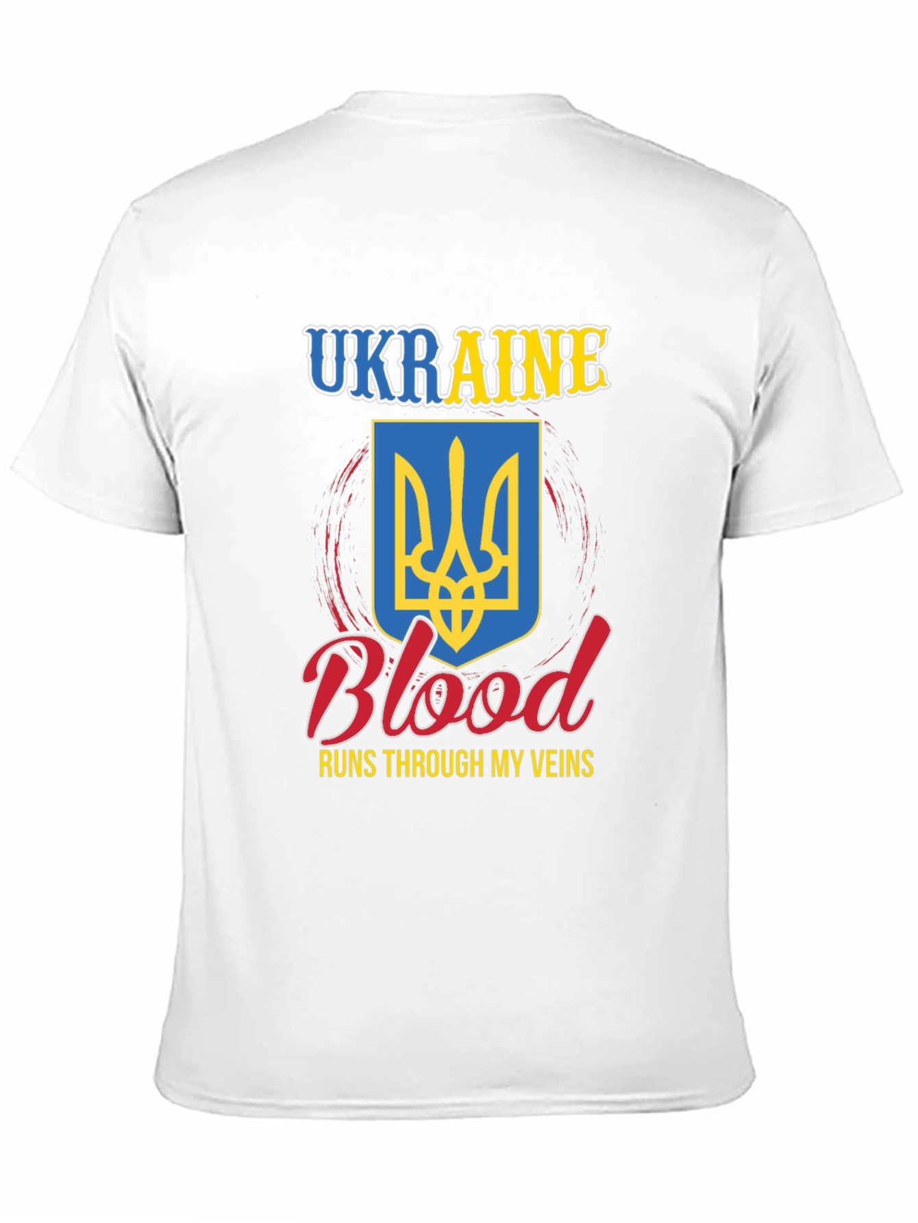 Ukraine Blood Runs Through My Veins T-Shirt