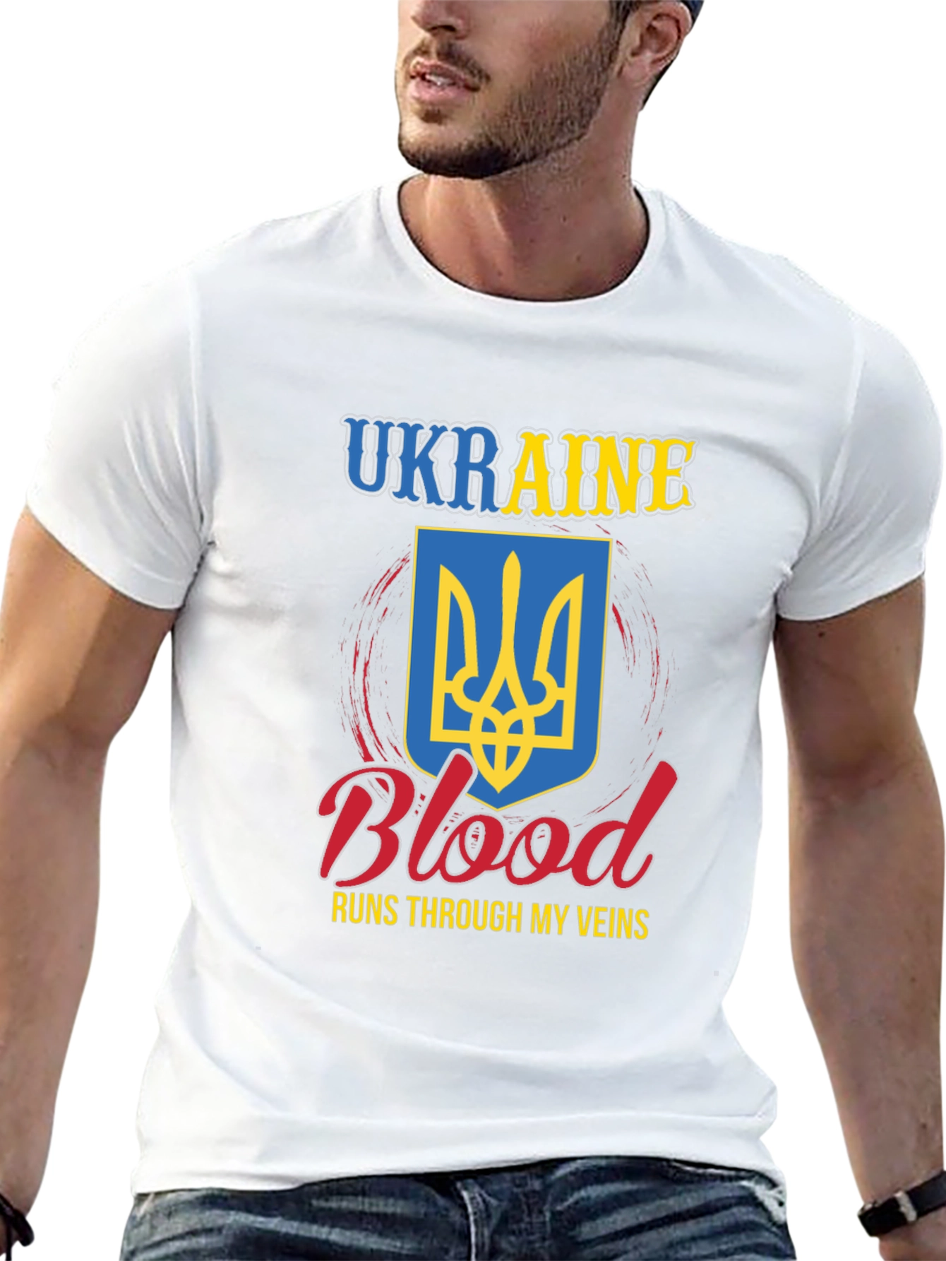 Ukraine Blood Runs Through My Veins T-Shirt