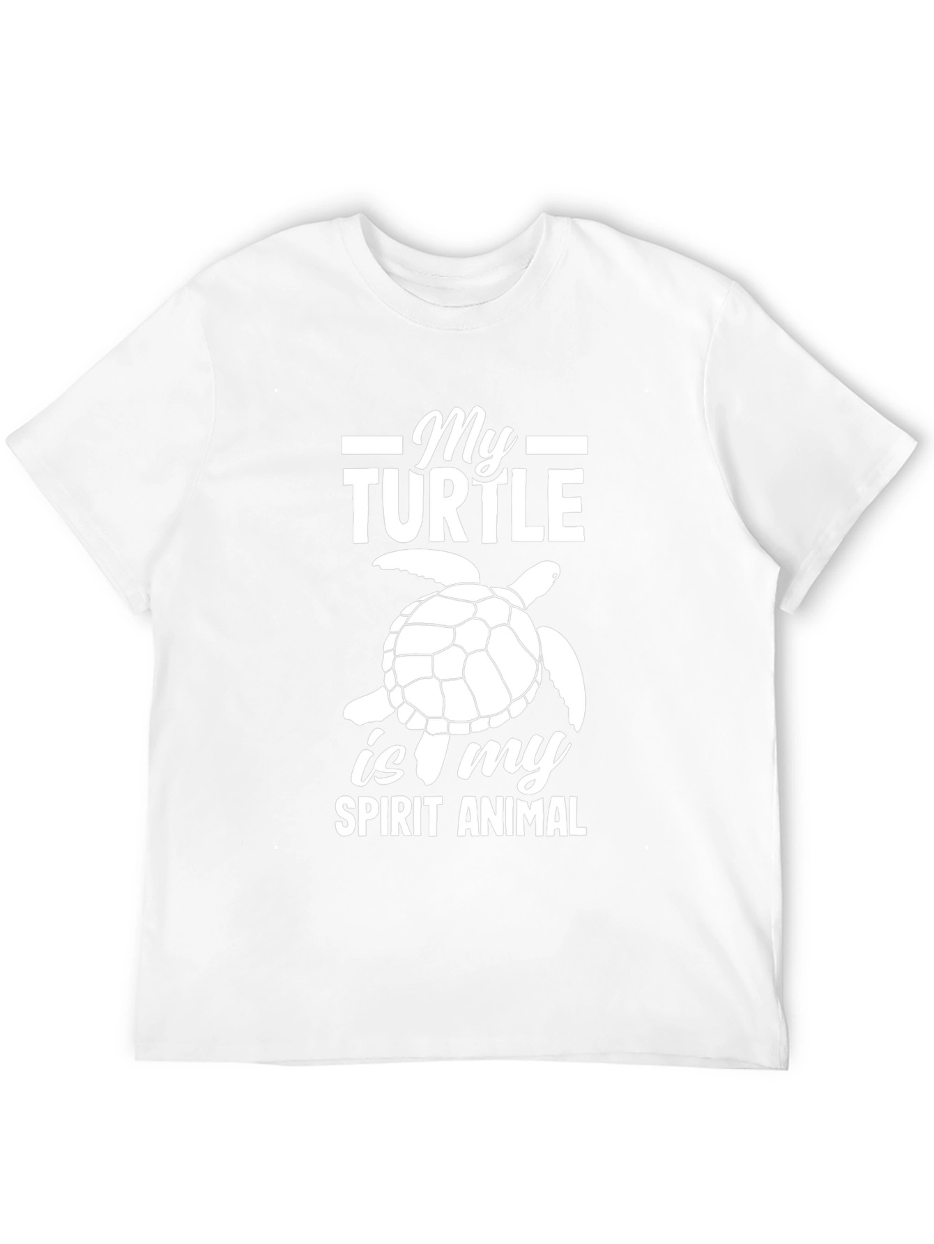 Turtle Spirit Animal Black Graphic Tee
