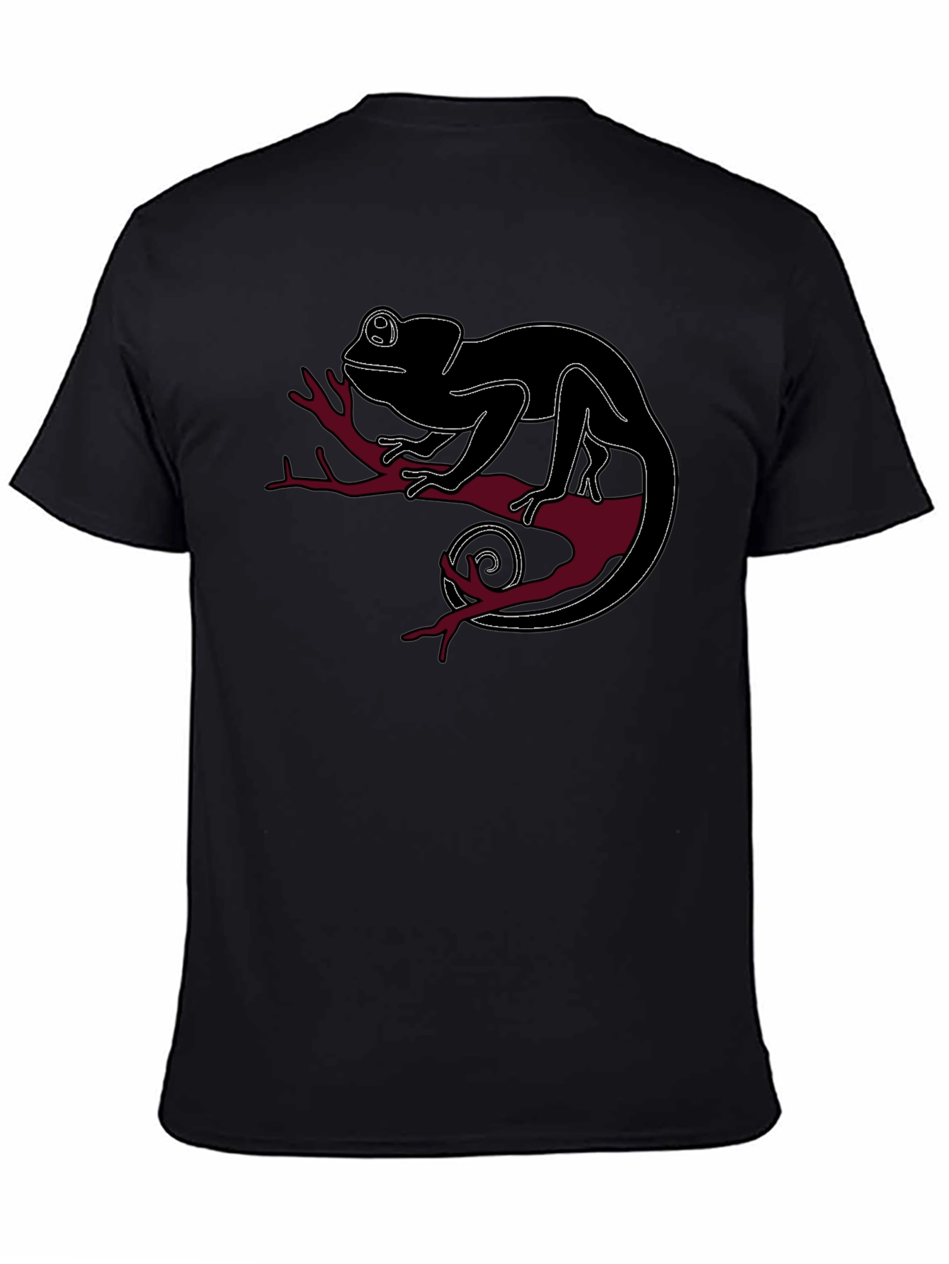 Chameleon Graphic Tee - Unique Animal Design