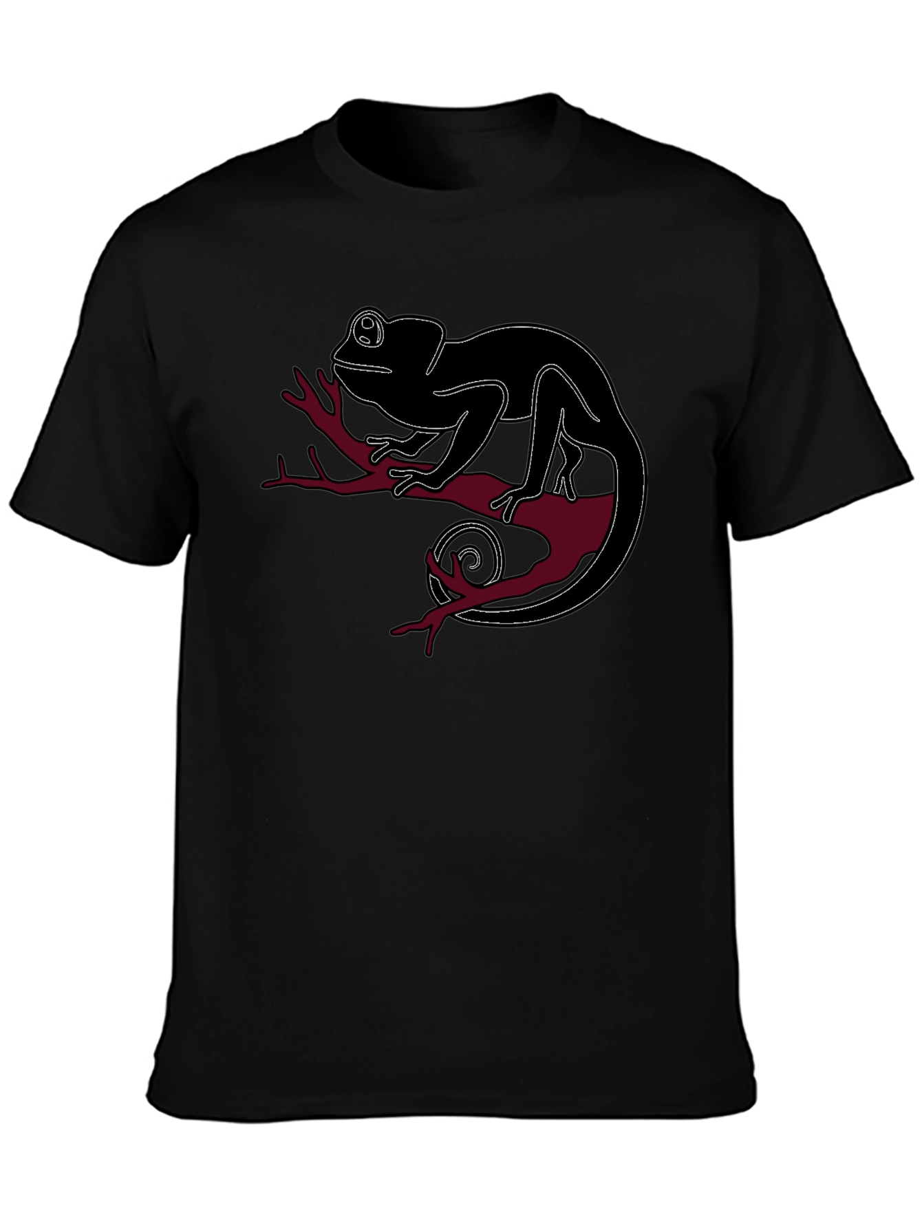 Chameleon Graphic Tee - Unique Animal Design