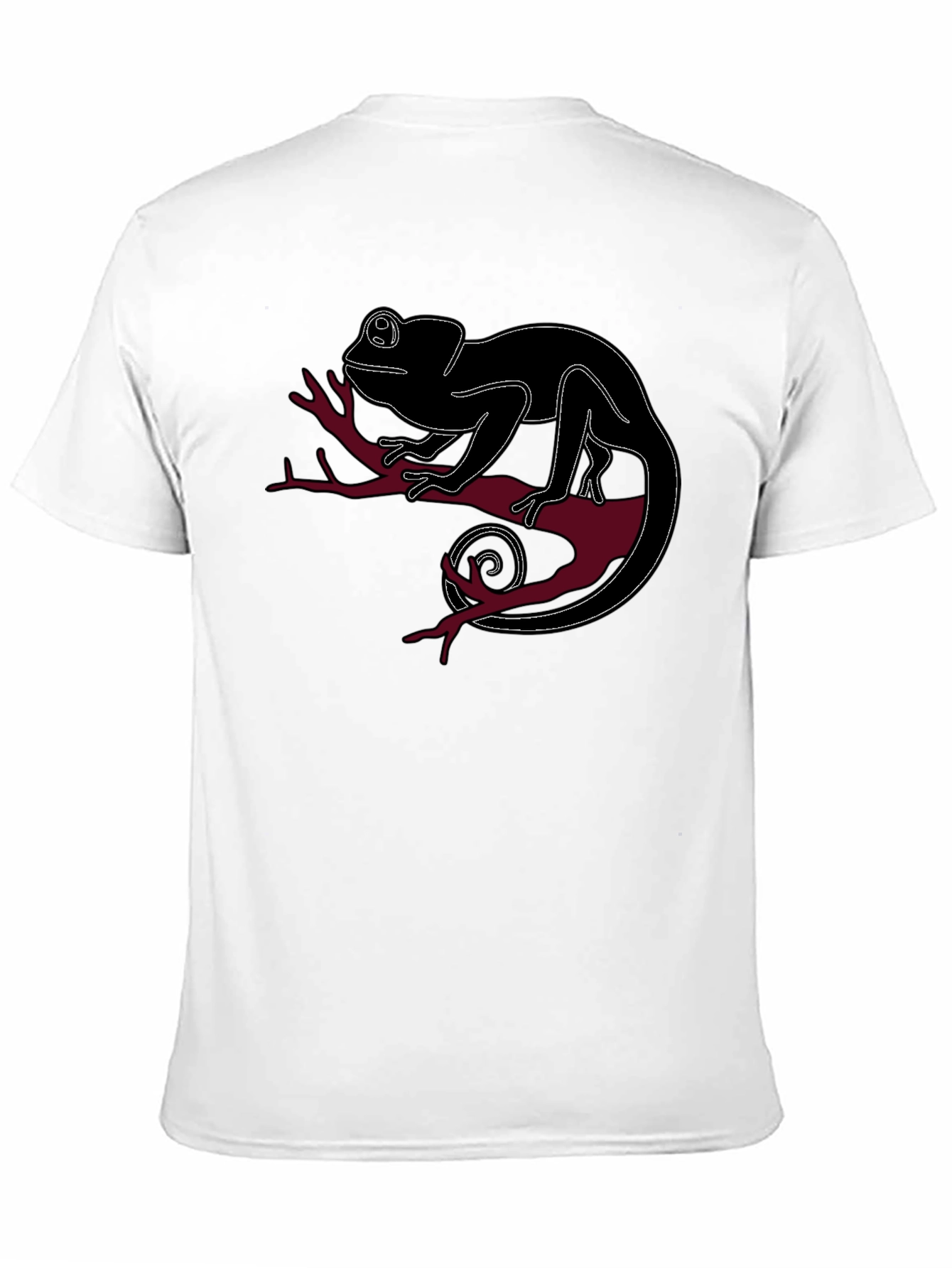 Chameleon Graphic Tee - Unique Animal Design