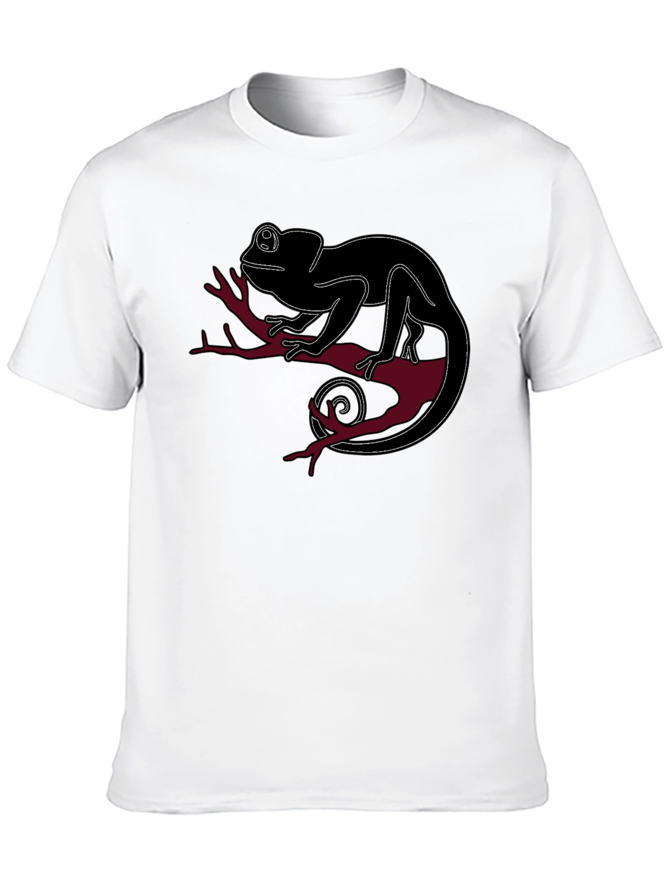 Chameleon Graphic Tee - Unique Animal Design