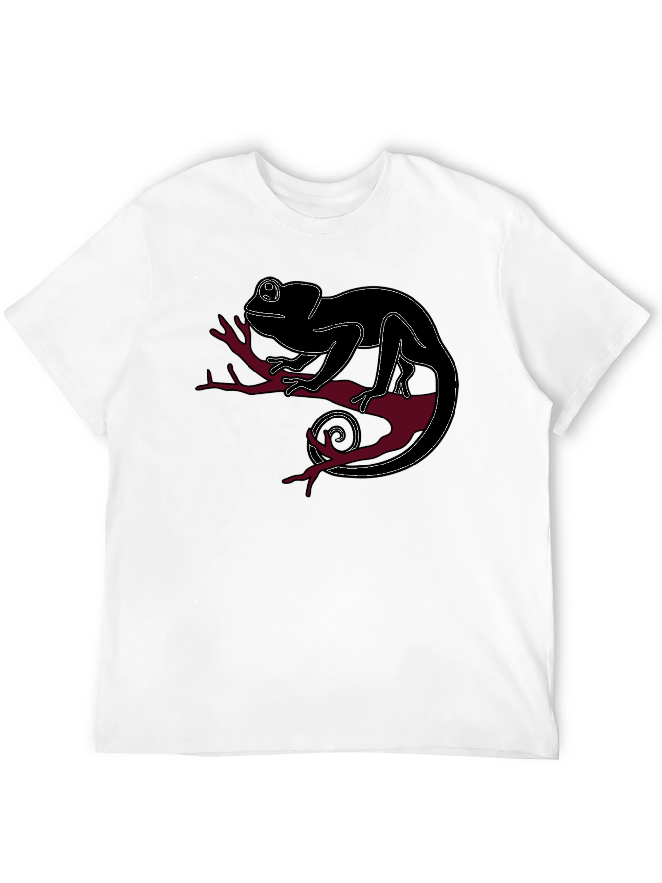 Chameleon Graphic Tee - Unique Animal Design