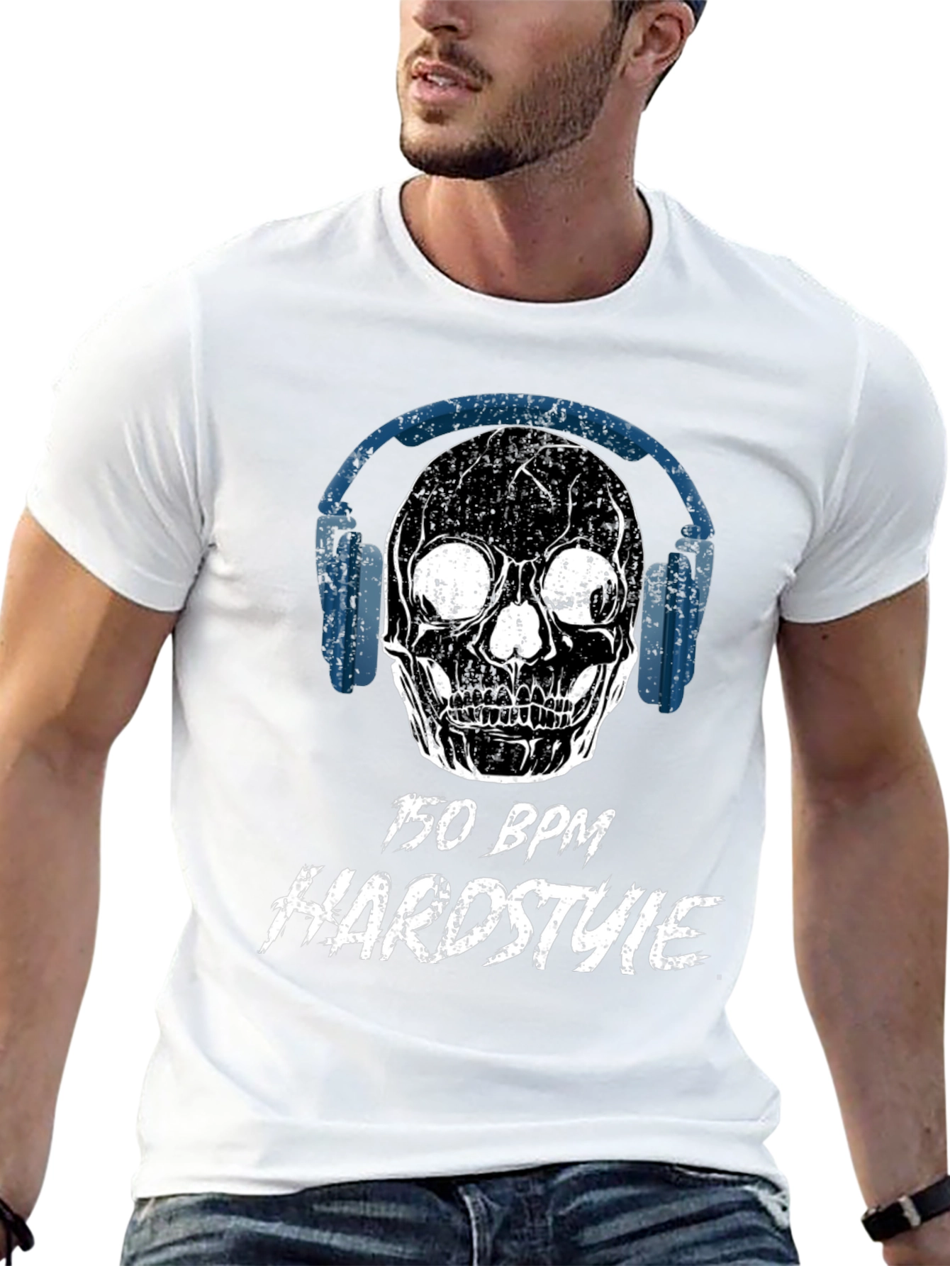 150 BPM Hardstyle Skull T-Shirt