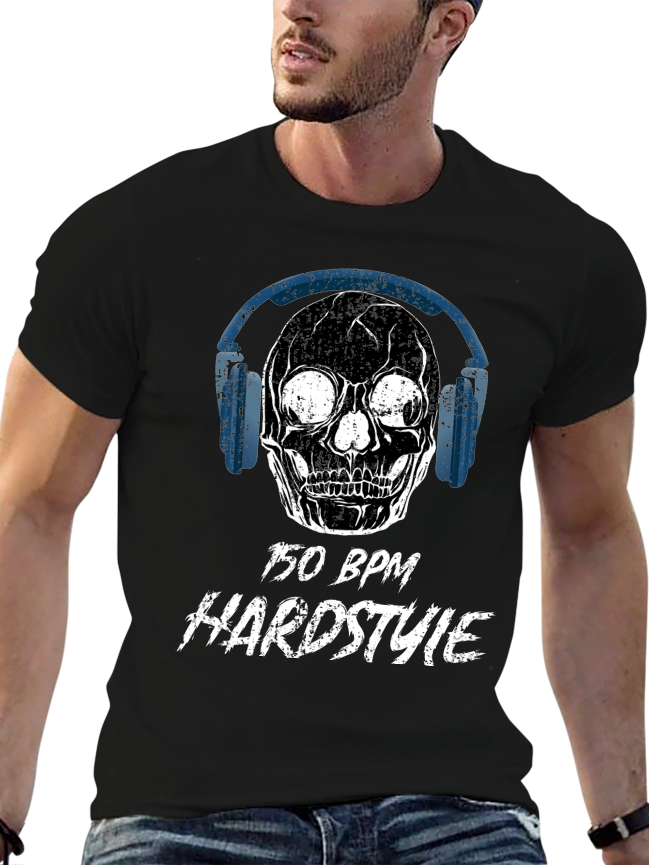 150 BPM Hardstyle Skull T-Shirt