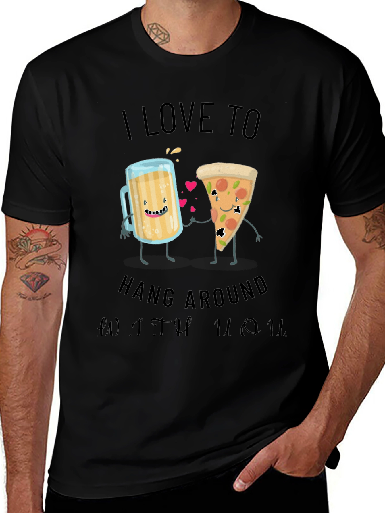 Beer & Pizza Love T-Shirt