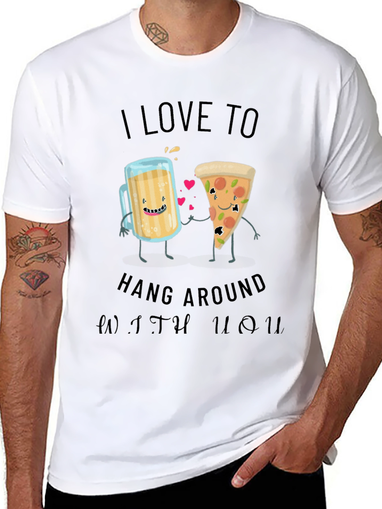Beer & Pizza Love T-Shirt
