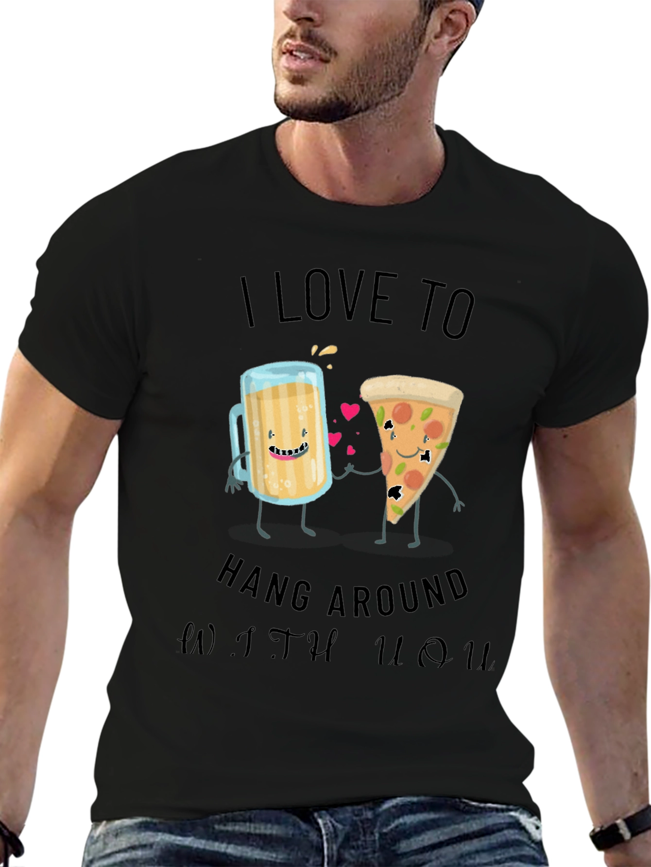 Beer & Pizza Love T-Shirt