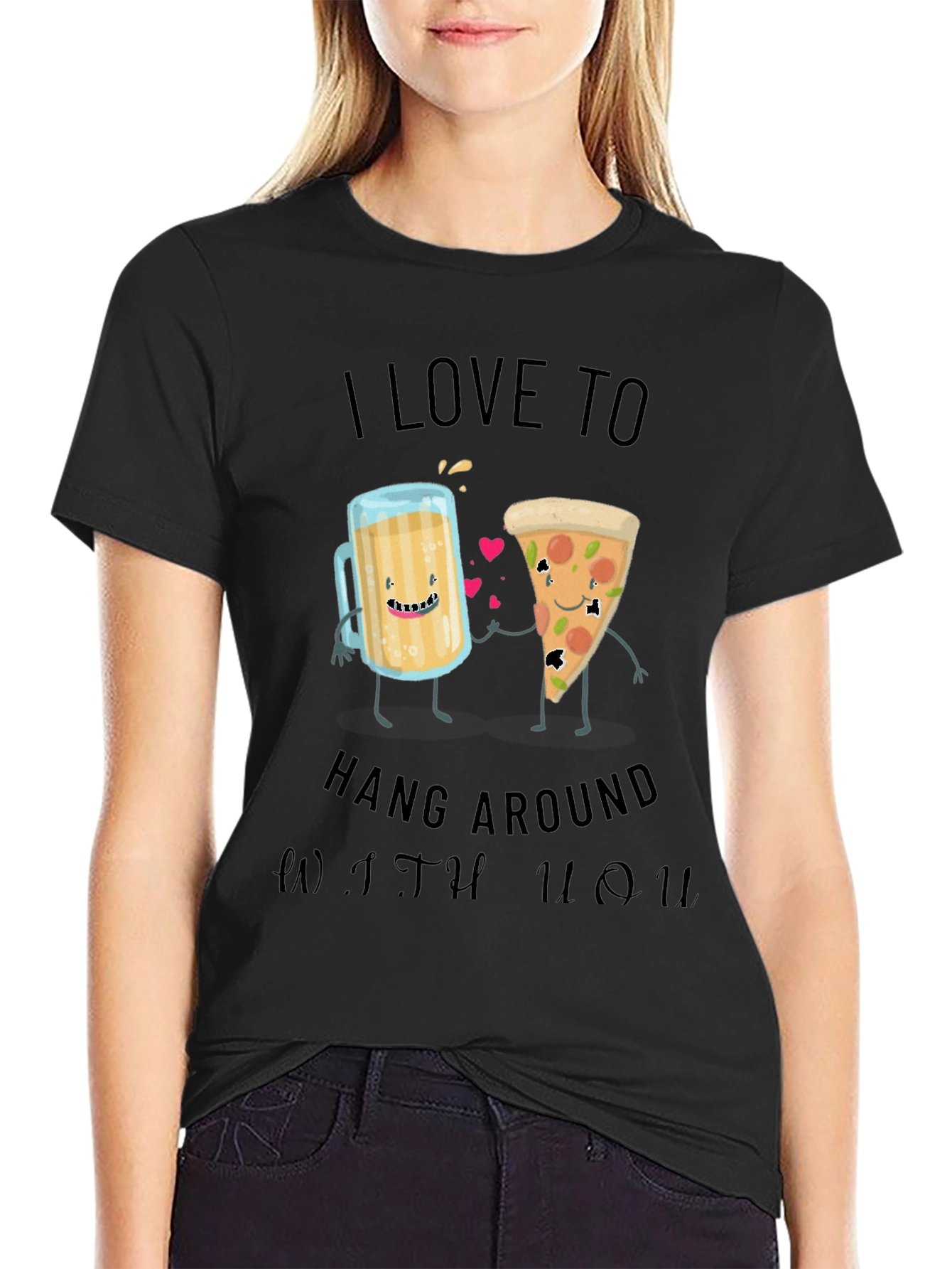 Beer & Pizza Love T-Shirt