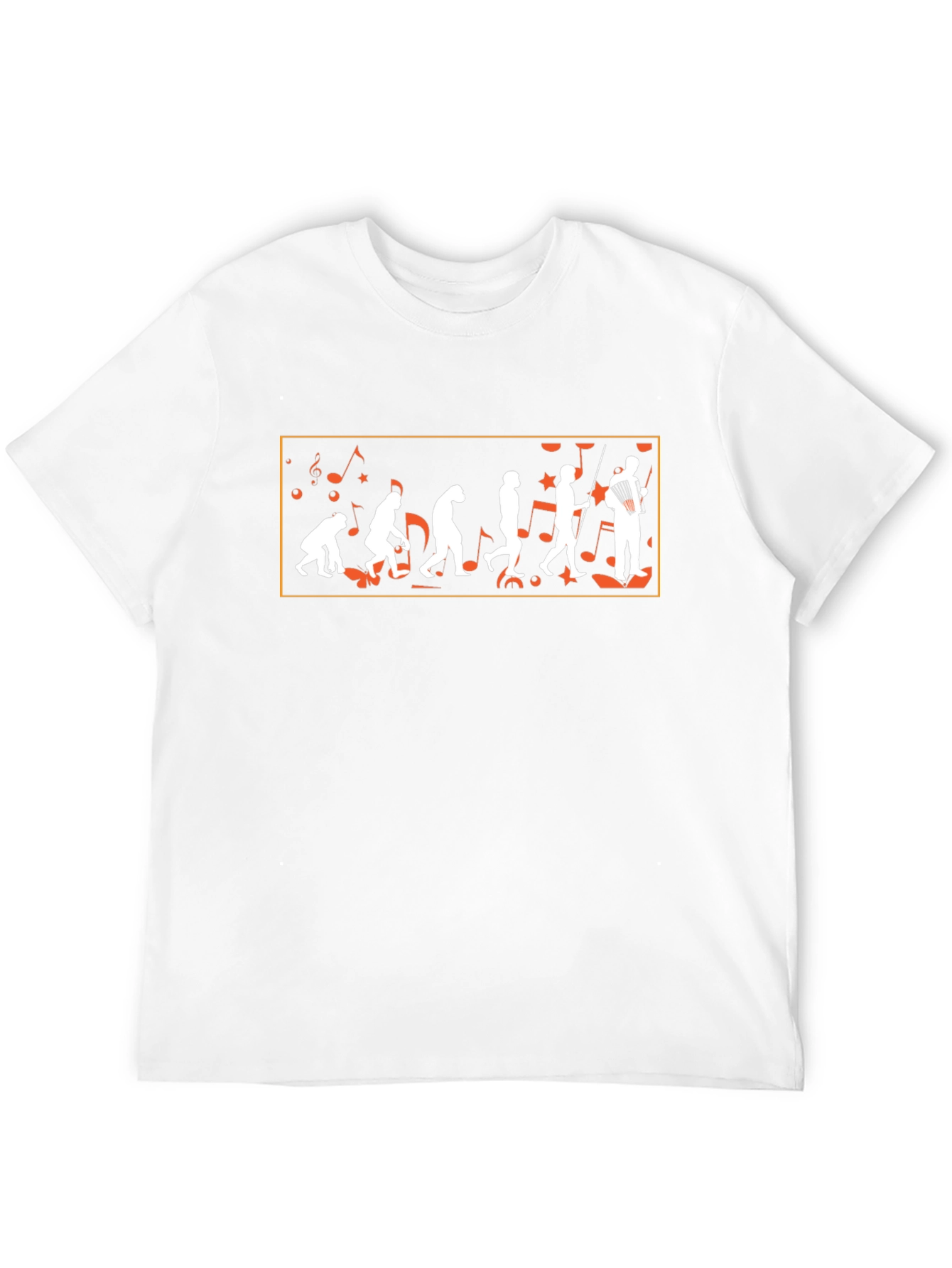 Music Evolution Black T-Shirt