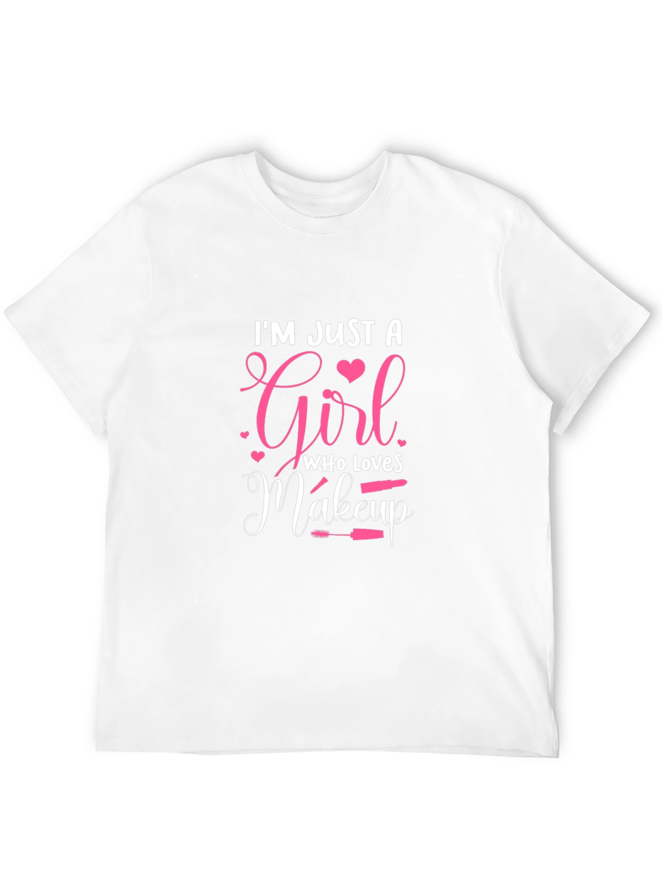 Girl Who Loves Makeup Graphic Tee