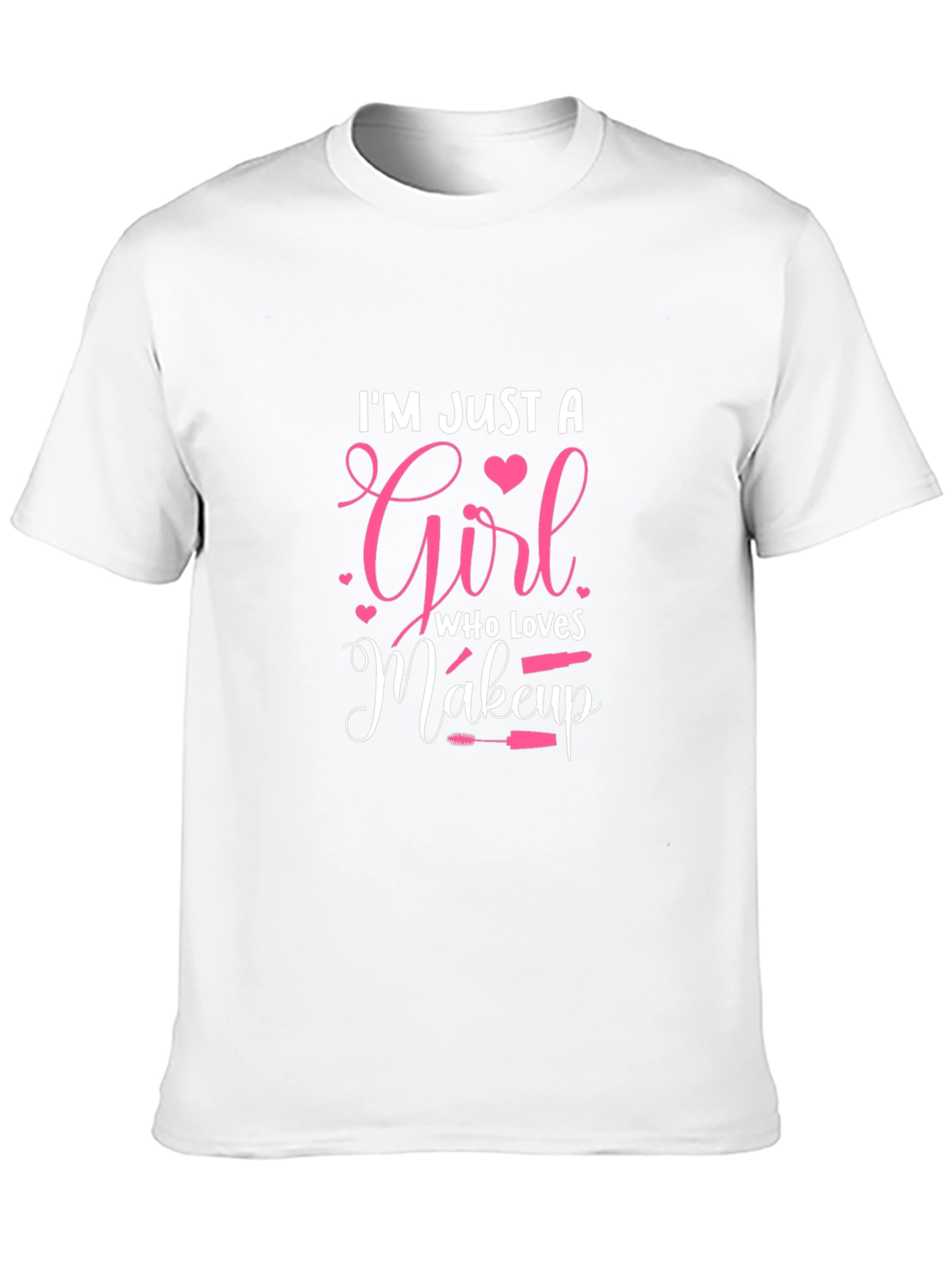 Girl Who Loves Makeup Graphic Tee