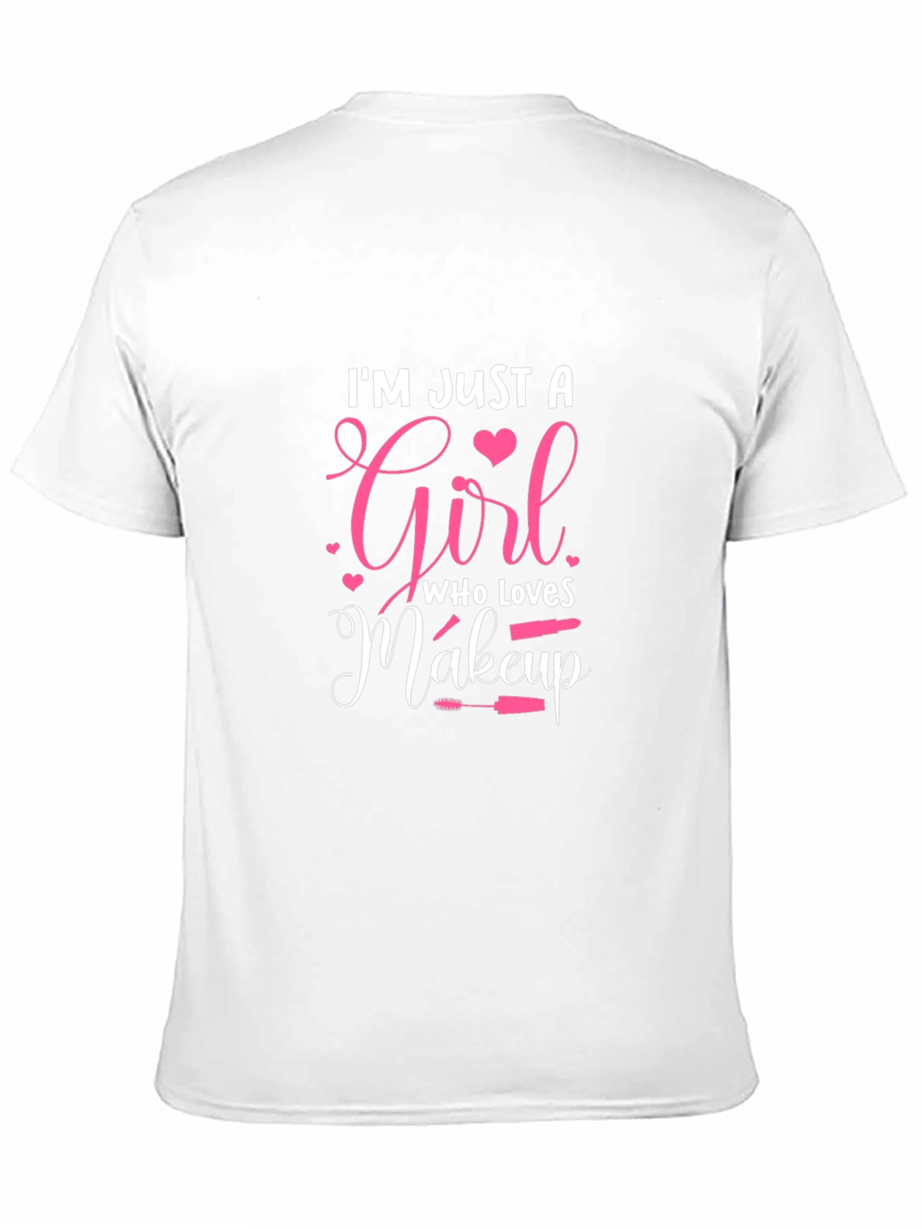 Girl Who Loves Makeup Graphic Tee