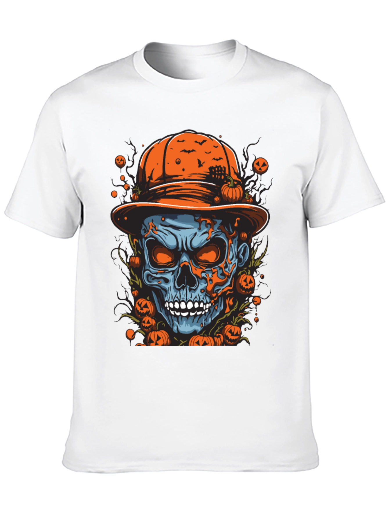 Halloween Skull Graphic Tee