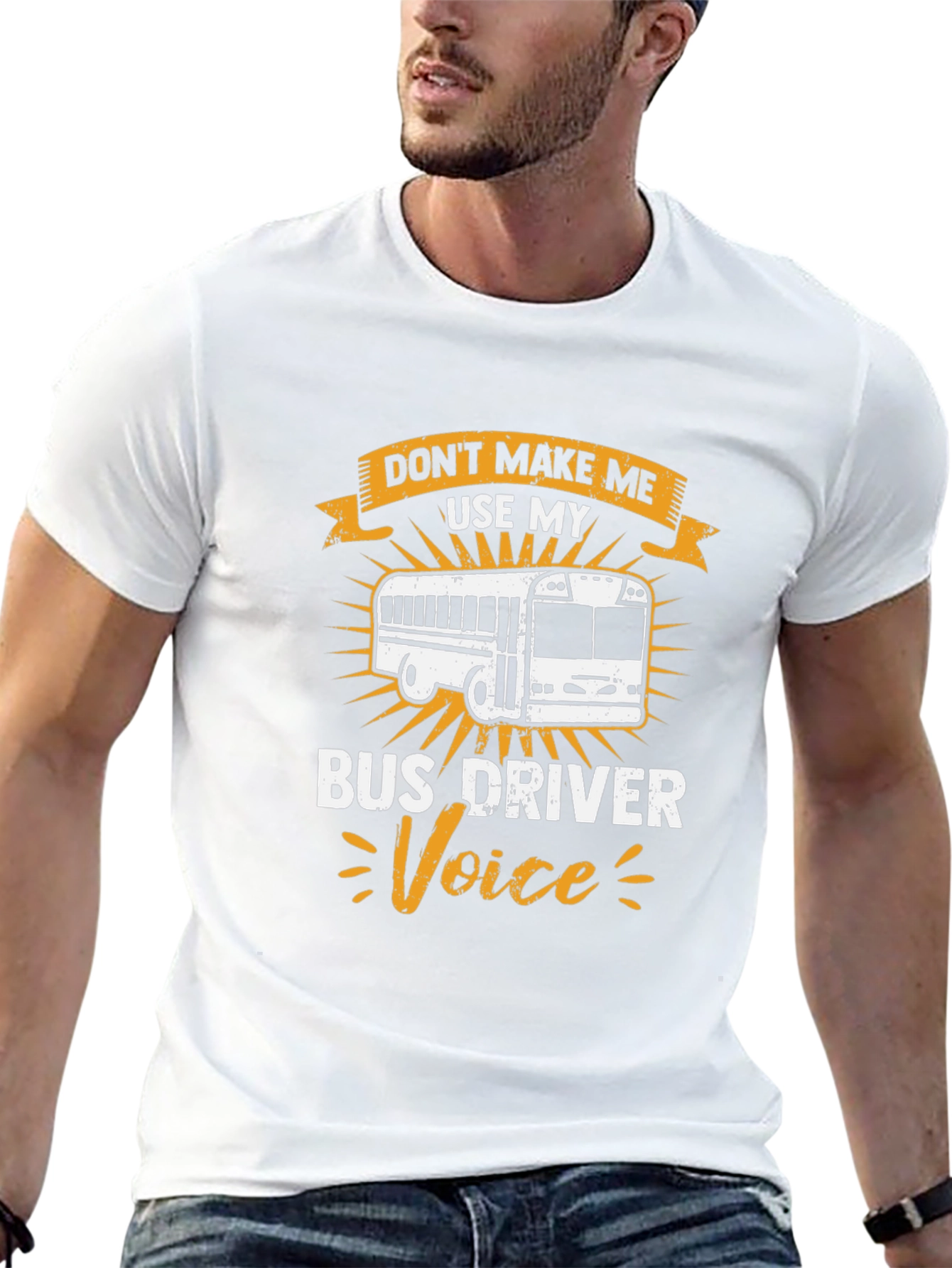 Bus Driver Voice T-Shirt - Black