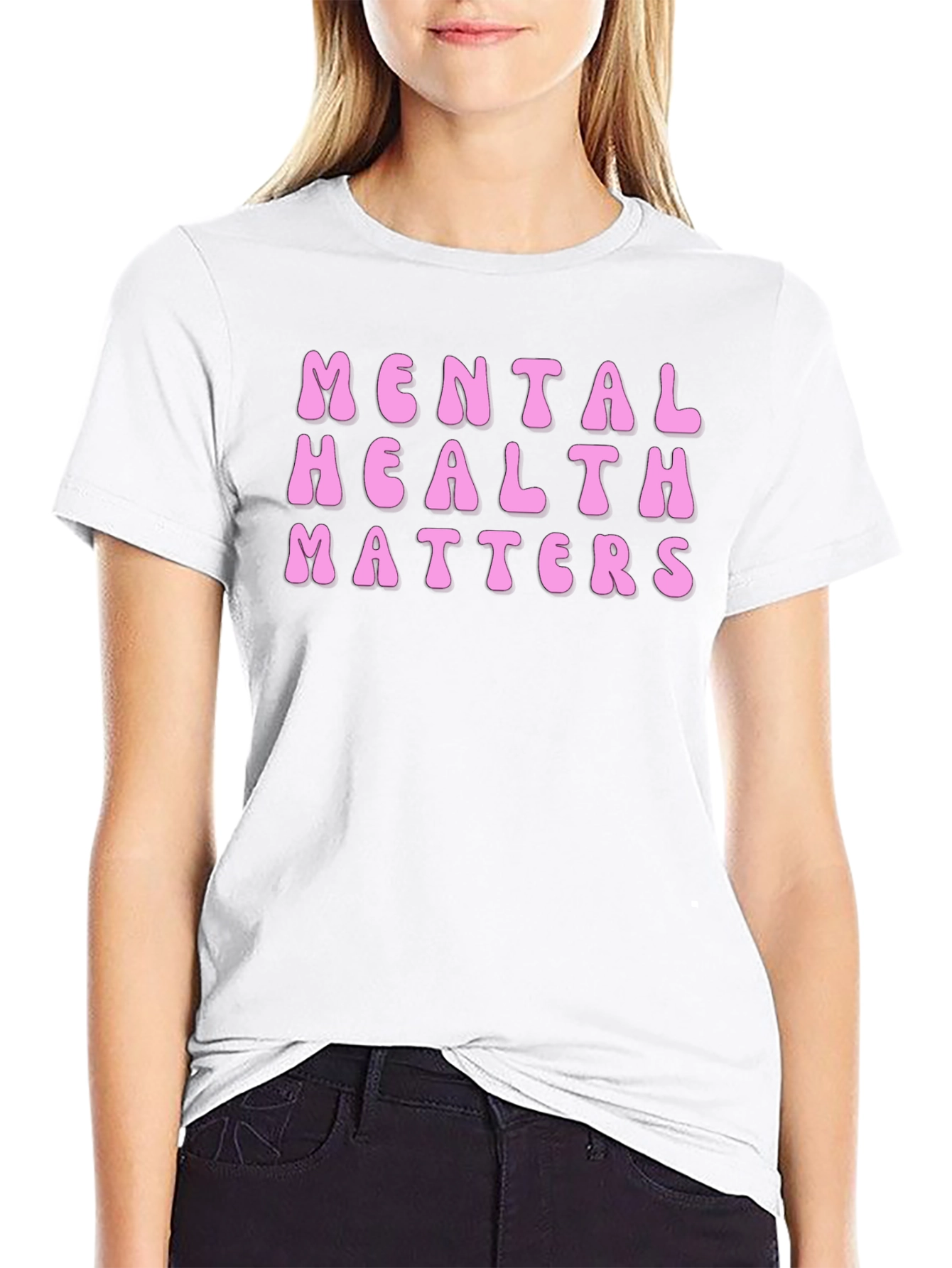 Mental Health Matters Graphic Tee - Black