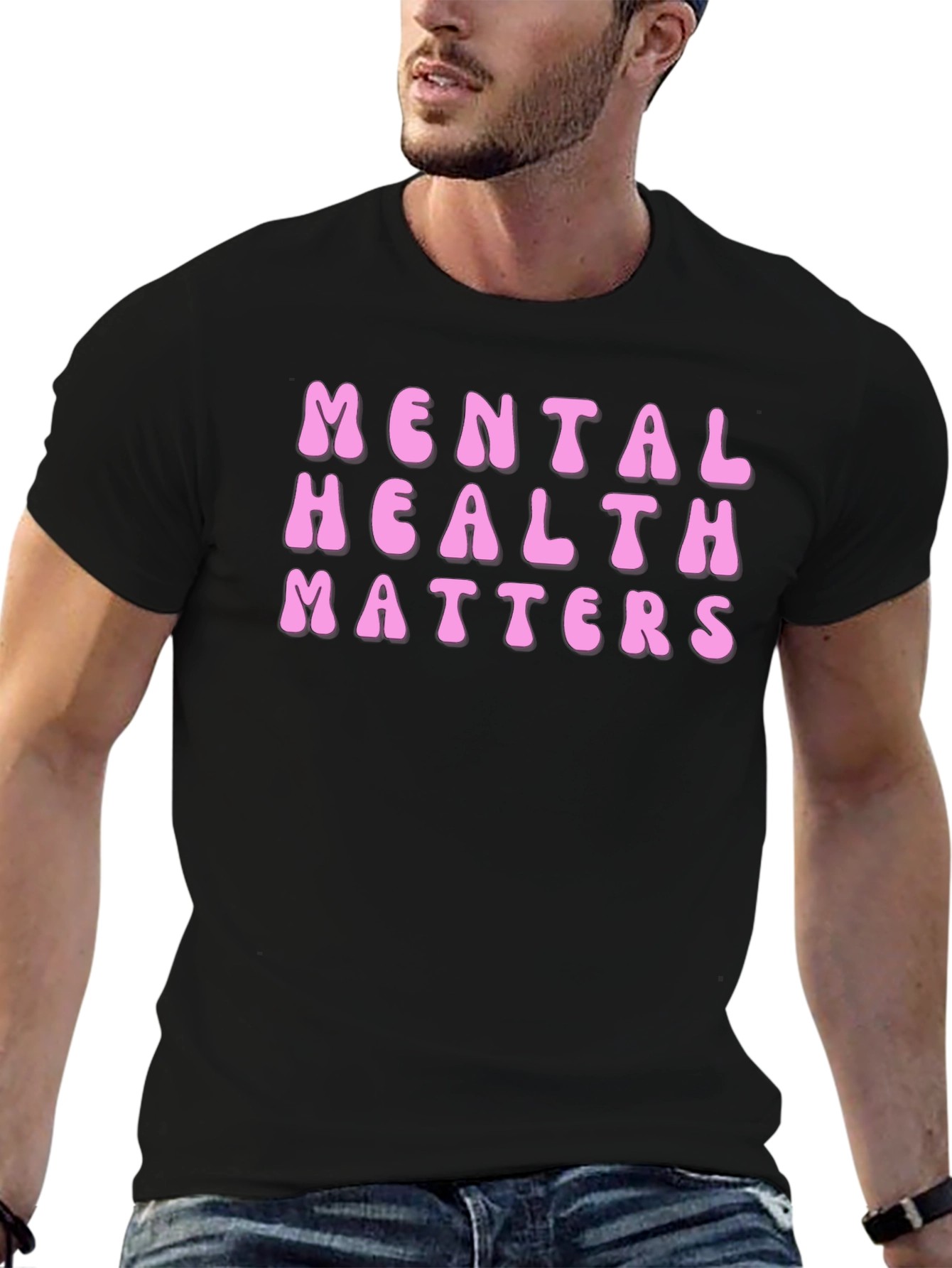 Mental Health Matters Graphic Tee - Black