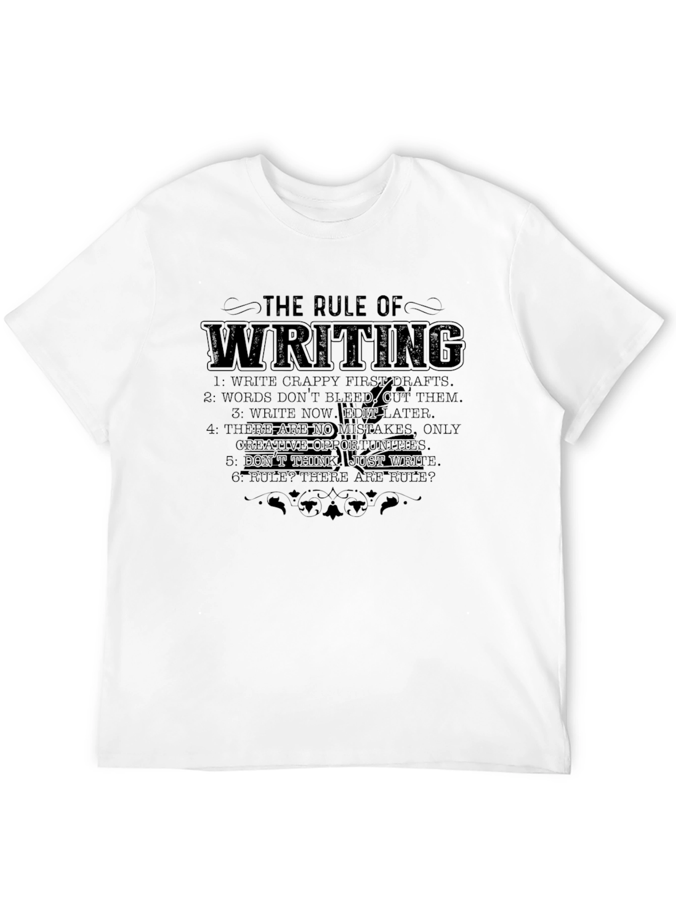The Rule of Writing Graphic Tee