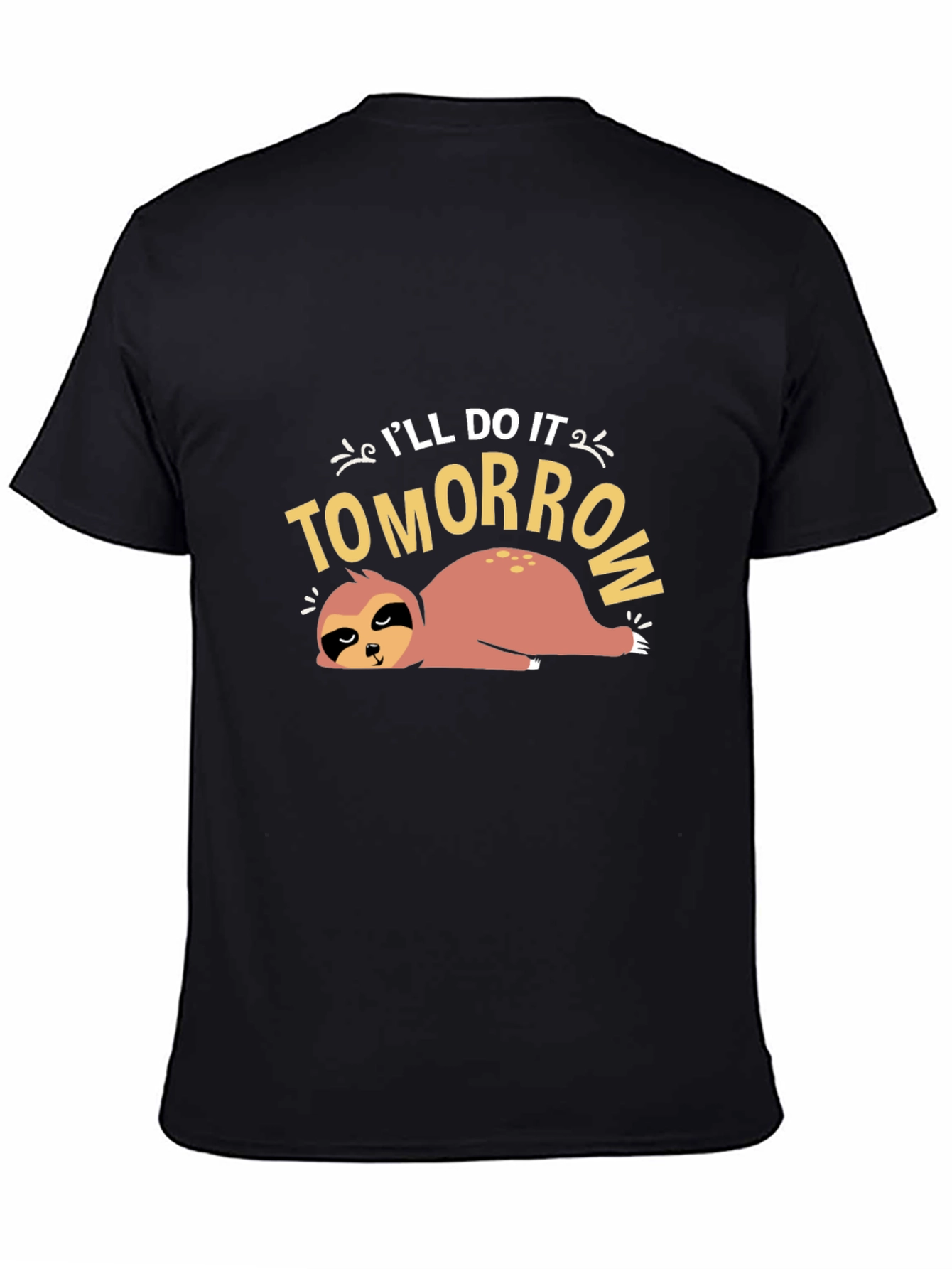 Sloth Ill Do It Tomorrow Graphic Tee