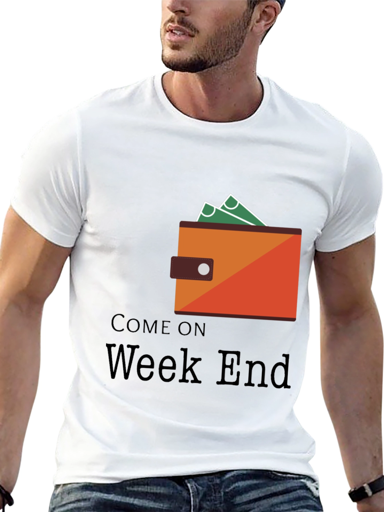 Come On Weekend Graphic Tee - Black