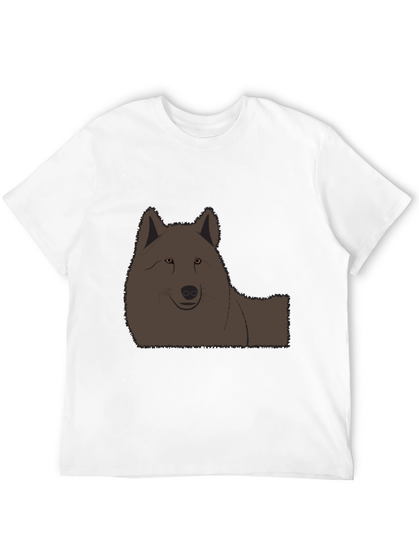 Wolf Graphic Black T-Shirt - Casual Style