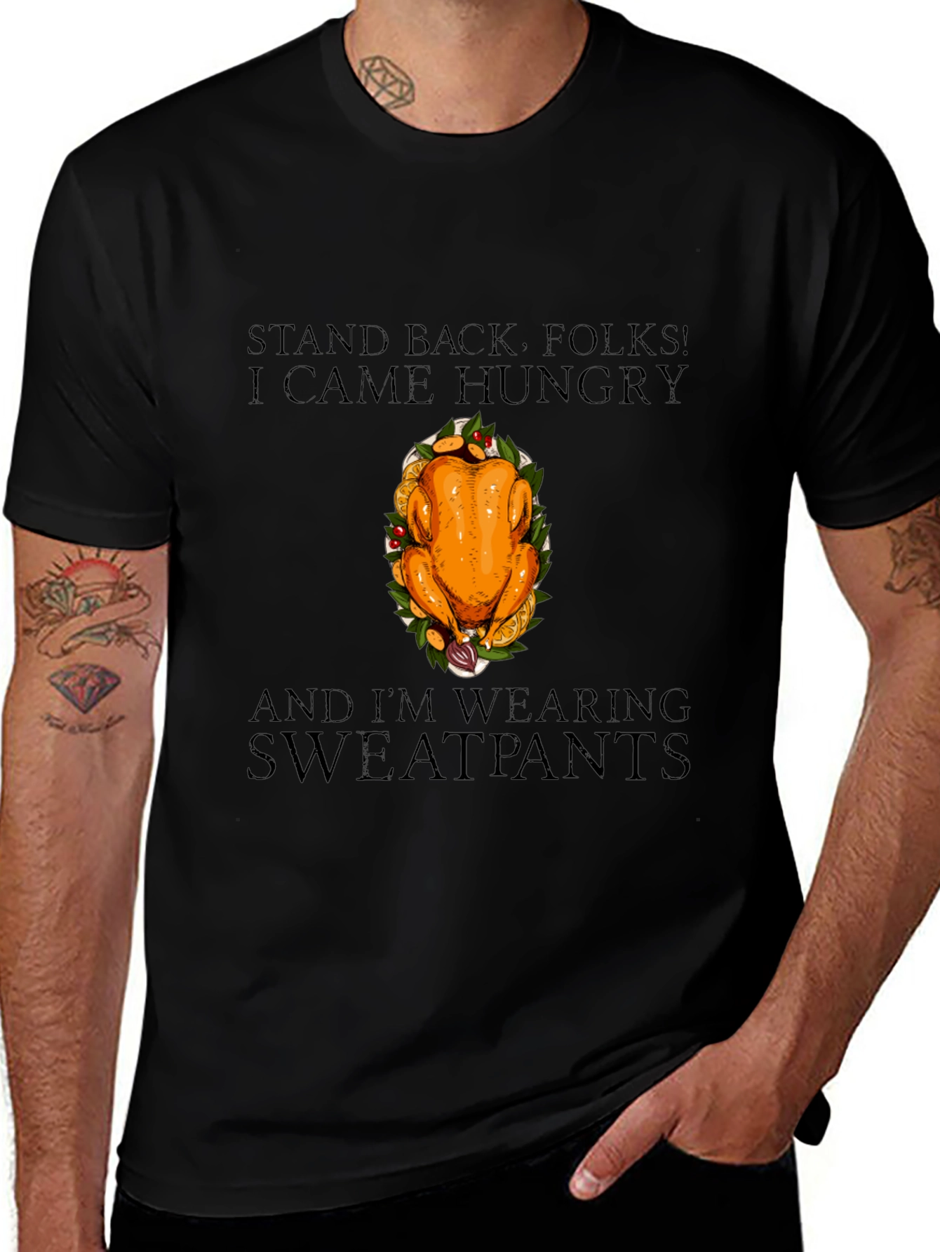 Hungry Turkey Sweatpants T-Shirt