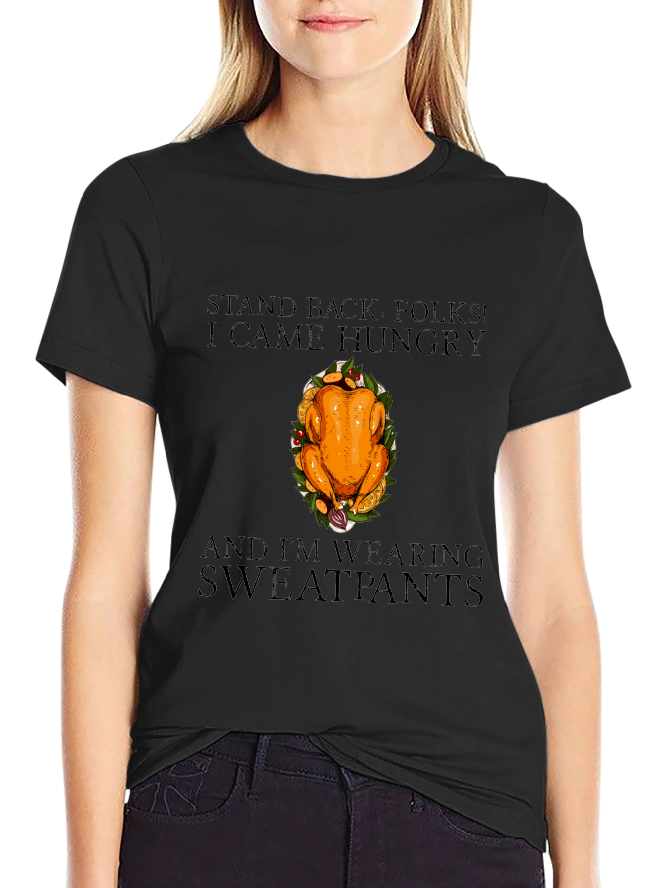 Hungry Turkey Sweatpants T-Shirt