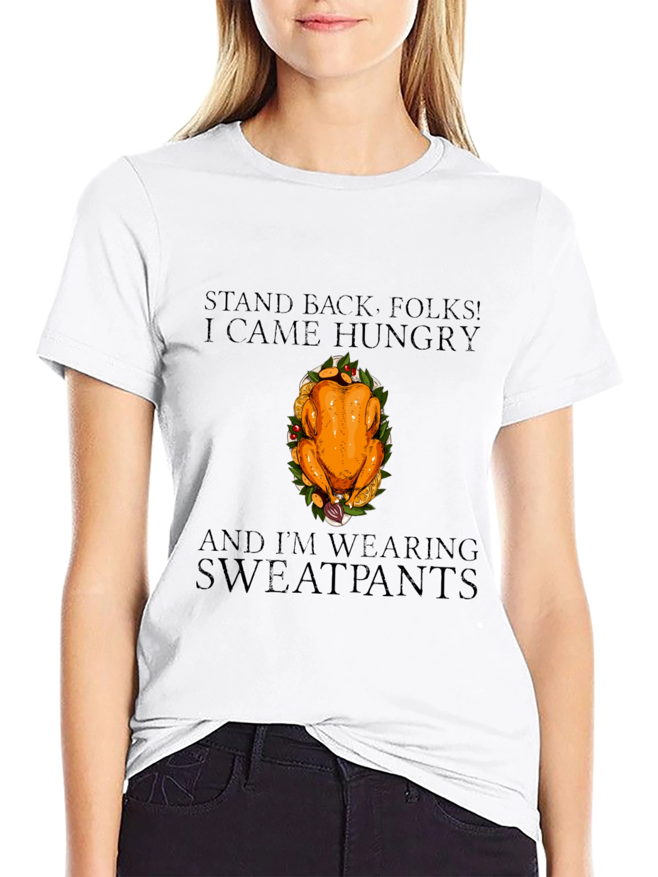 Hungry Turkey Sweatpants T-Shirt